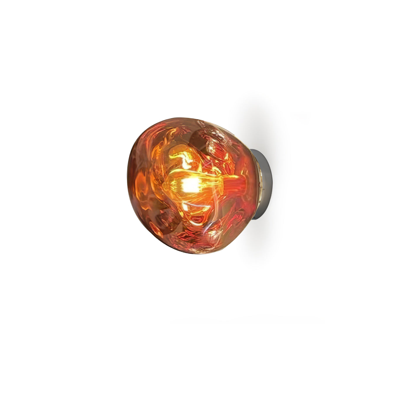 Auden Amber Glass Wall Lamp - Neutralighting