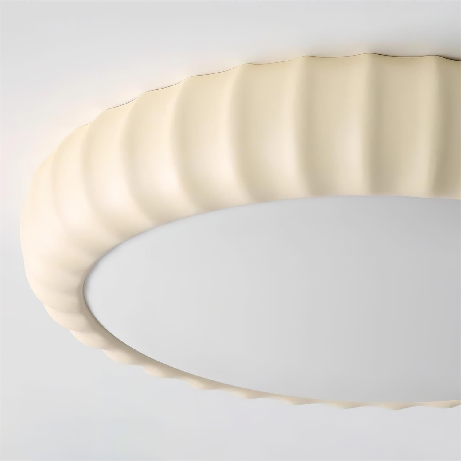 Ceiling Light Soft Green Resin Minimalist Flush Mount Modern - Neutralighting
