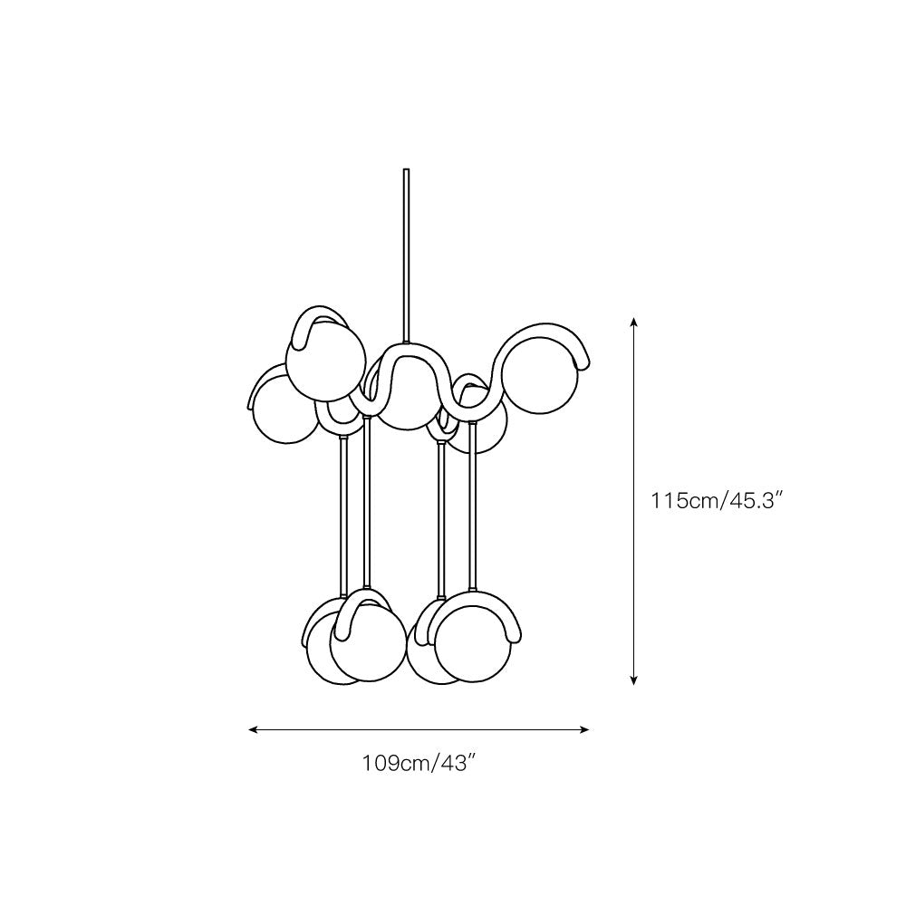 Uveta Chandelier Muti-layer
