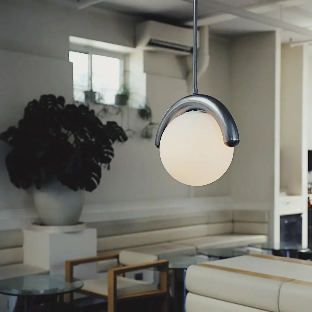 Uveta Linear Chandelier Red&Silver - Neutralighting