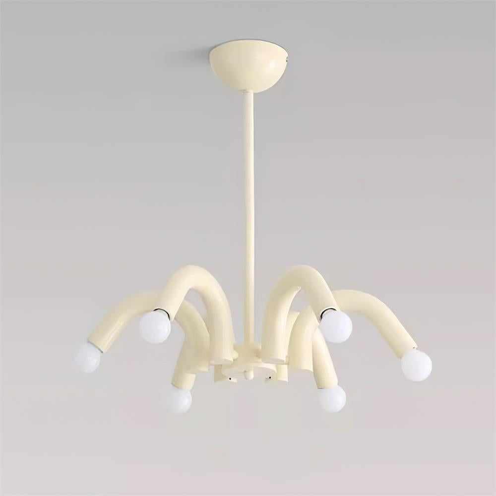 Fivelle Modern Cream Multi-Arm Chandelier - Neutralighting