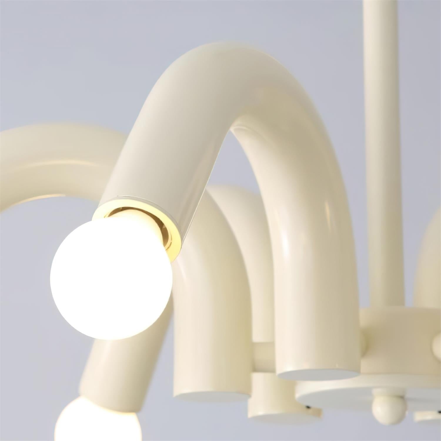 Fivelle Modern Cream Multi-Arm Chandelier - Neutralighting
