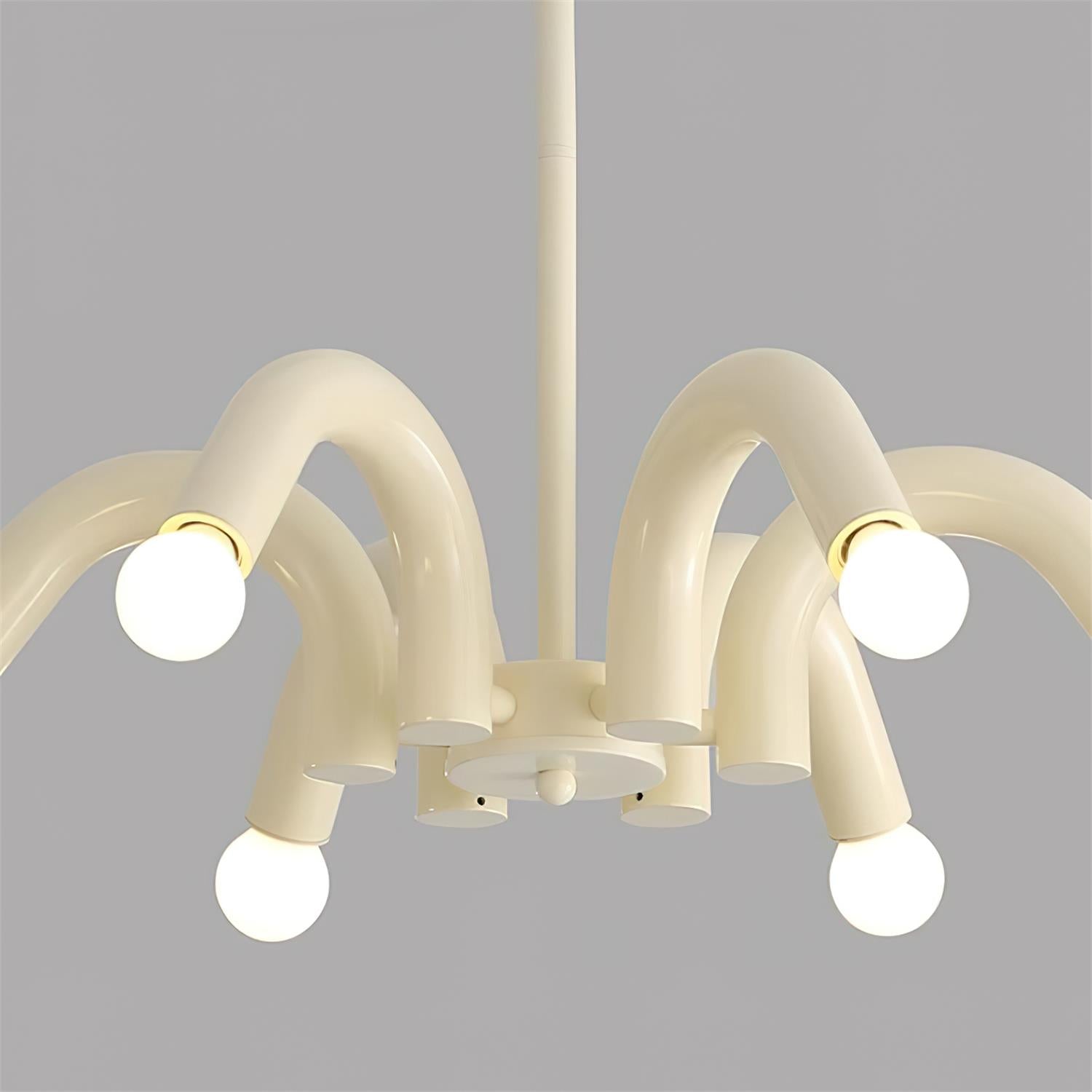 Fivelle Modern Cream Multi-Arm Chandelier - Neutralighting