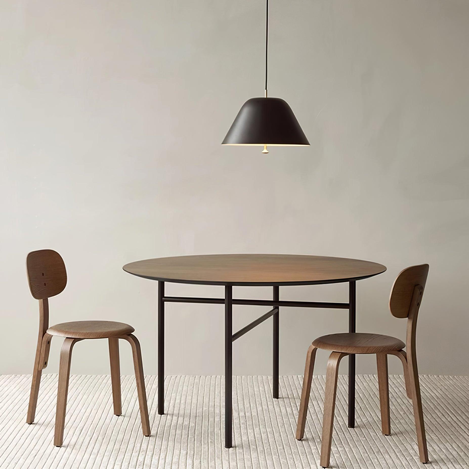 Pendant Lamp Modern Metal Shade in Green and White Minimalist - Neutralighting