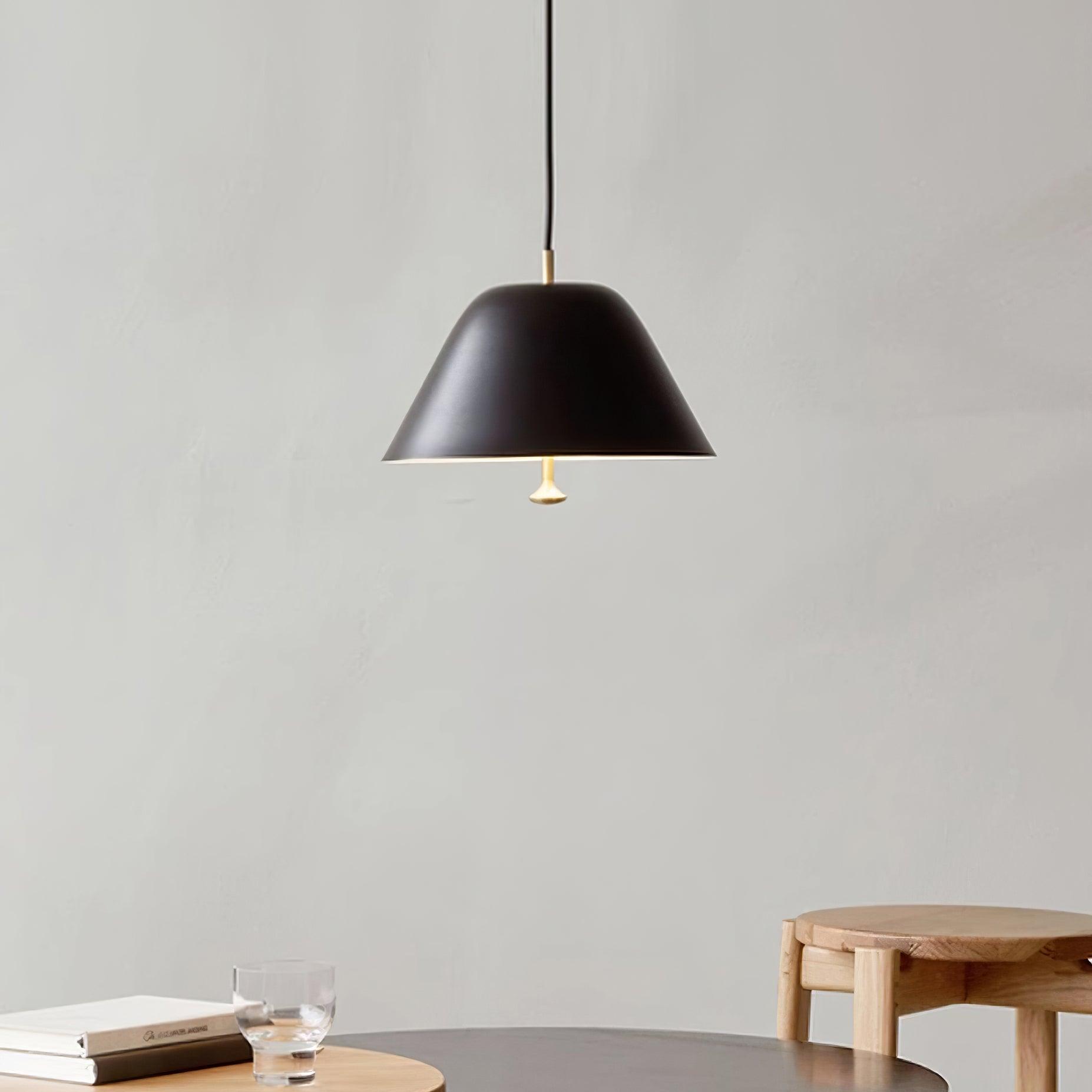 Pendant Lamp Modern Metal Shade in Green and White Minimalist - Neutralighting