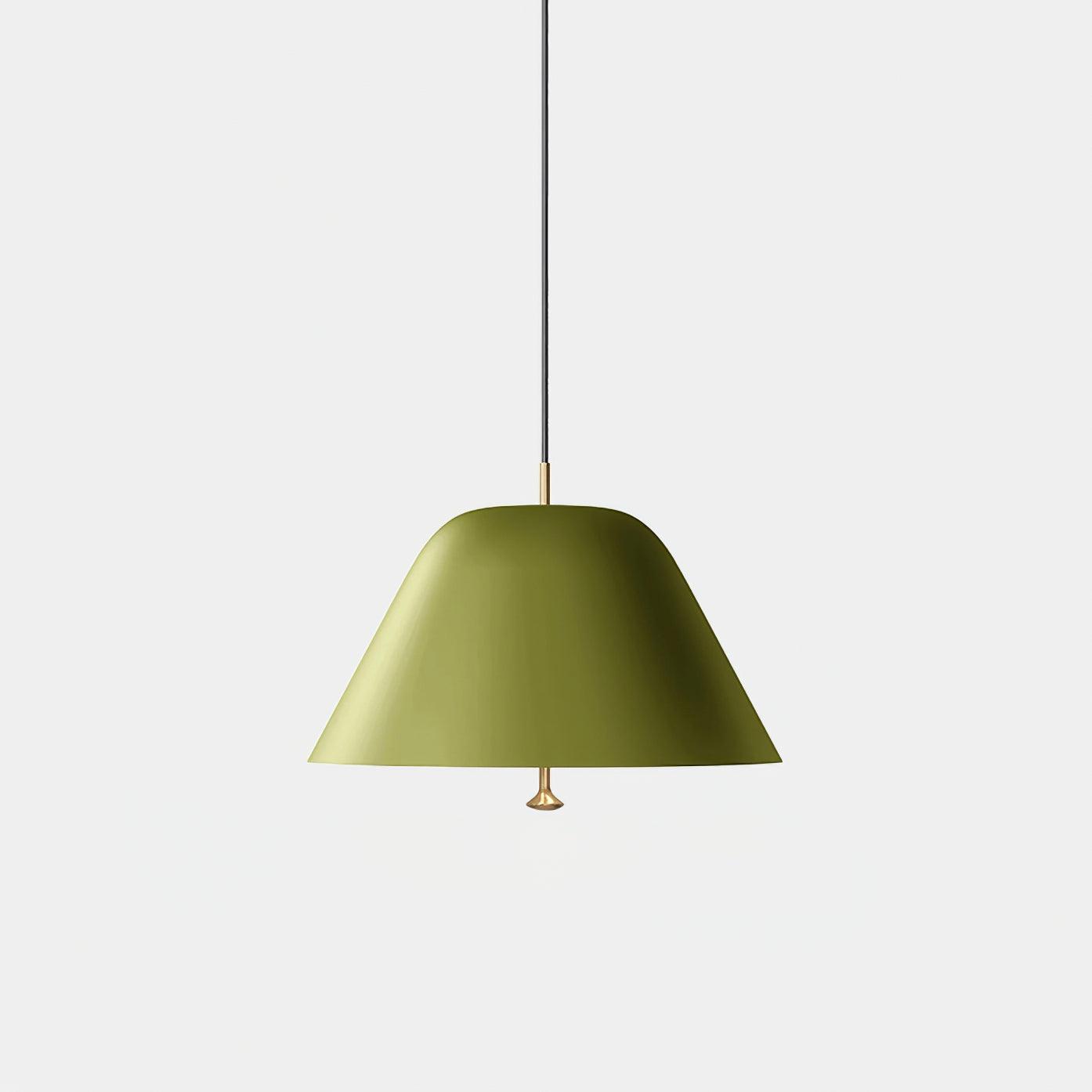 Pendant Lamp Modern Metal Shade in Green and White Minimalist - Neutralighting