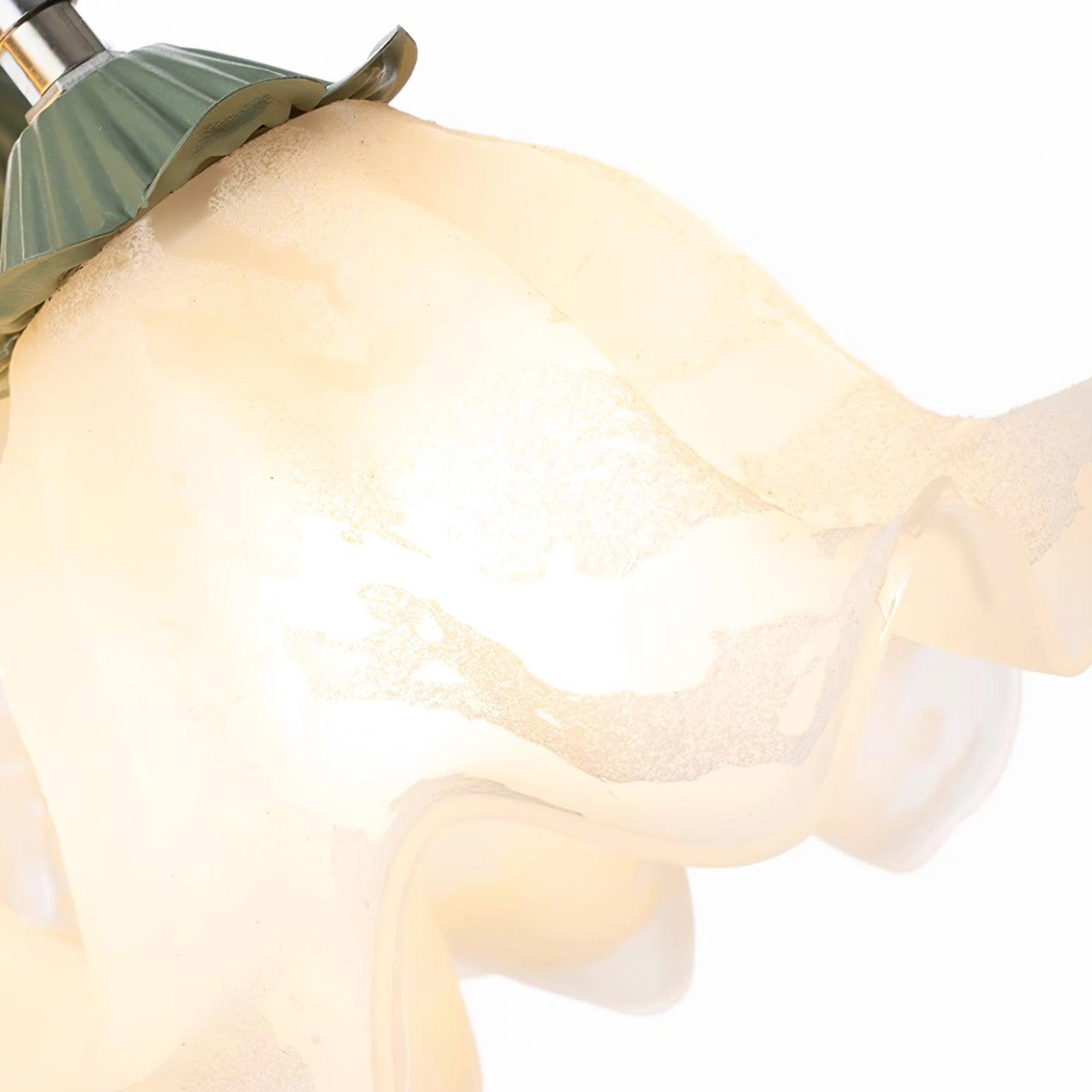 Ceiling Light Petal Shades Wavy Glass Bloom Elegant Floral - Neutralighting