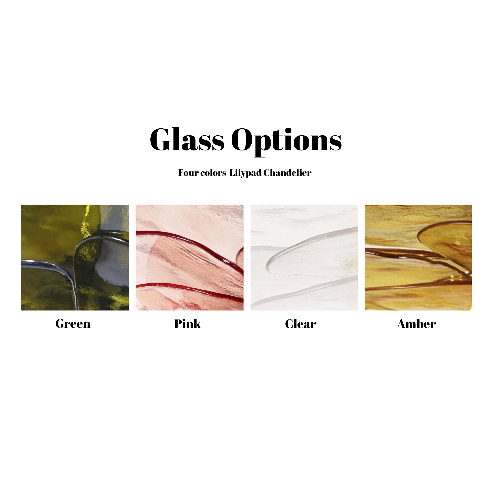 Lotus Chandelier Glass Contemporary Leaf Layered - Neutralighting