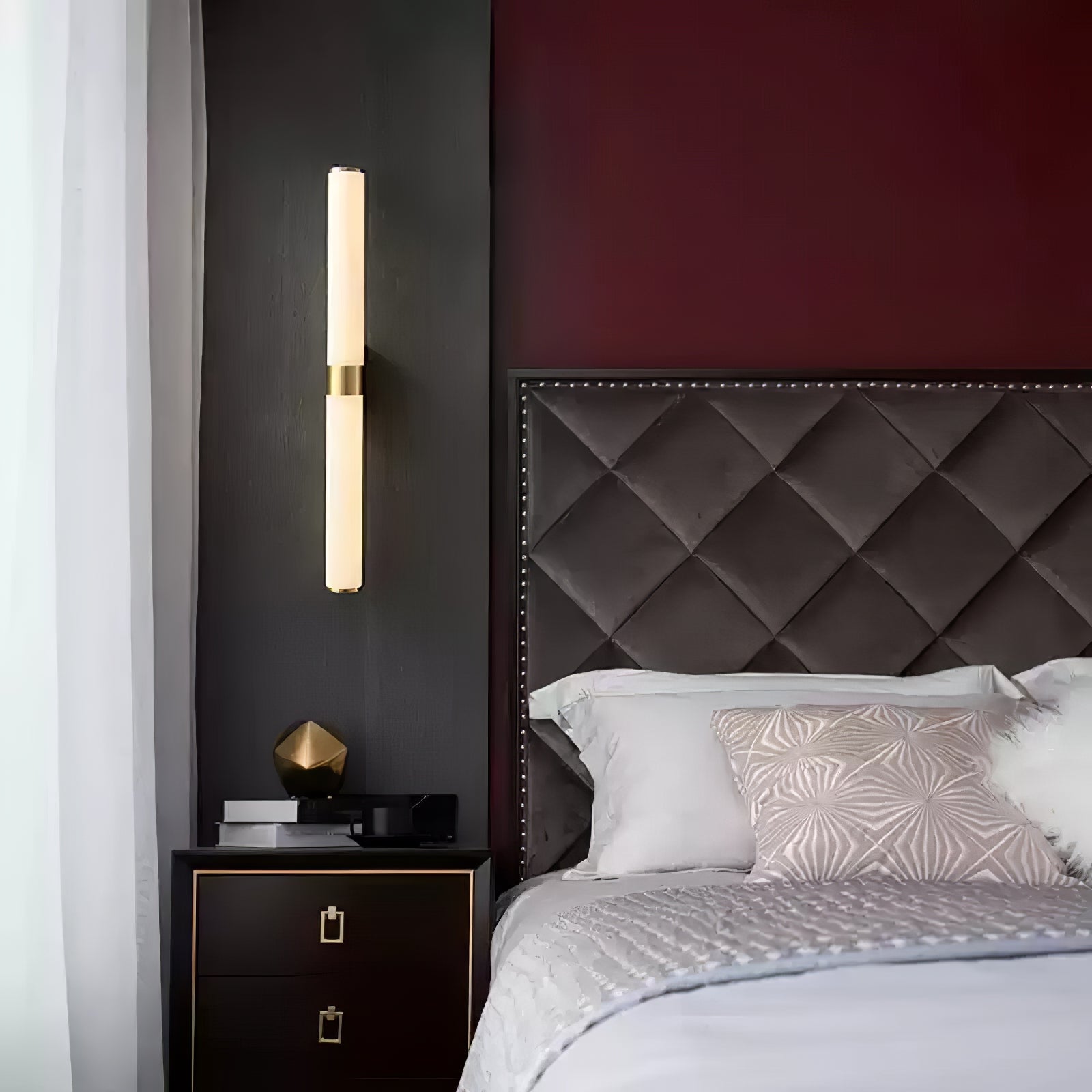 Olmirira Minimalist Alabaster Wall Lamp - Neutralighting