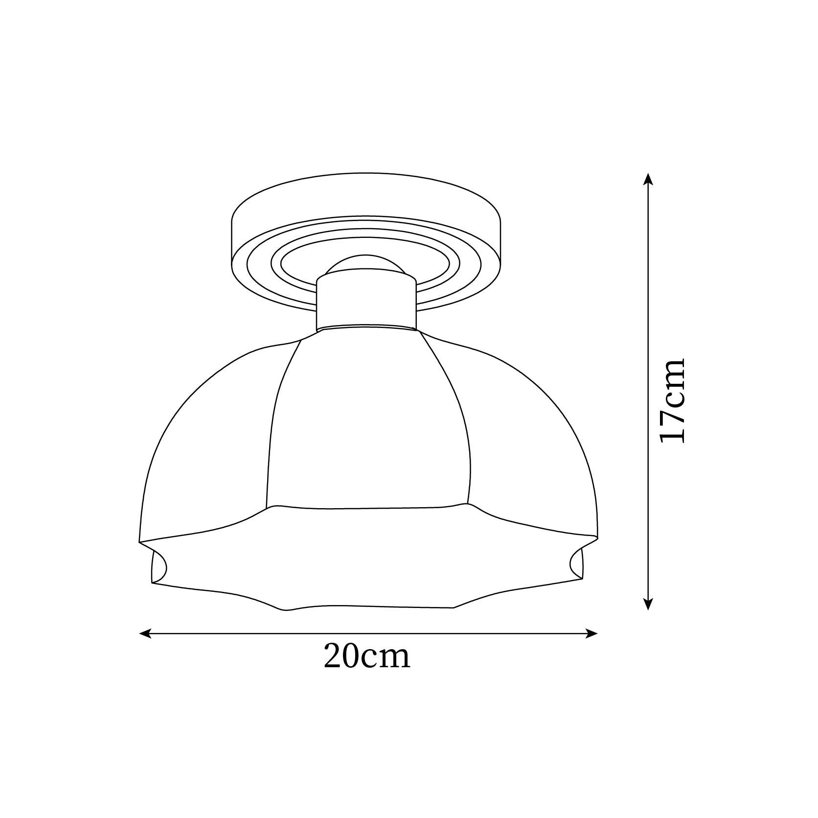 Avelin Brass Base and Opal Glass Flush Mount Ceiling Light - Neutralighting