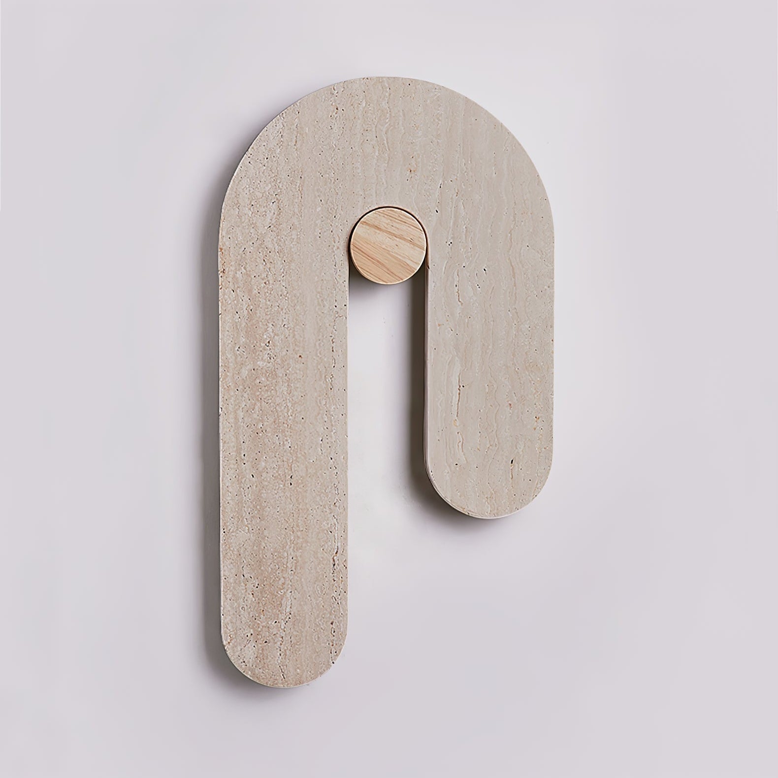 Ithaus Travertine Circular Wall Light - Neutralighting