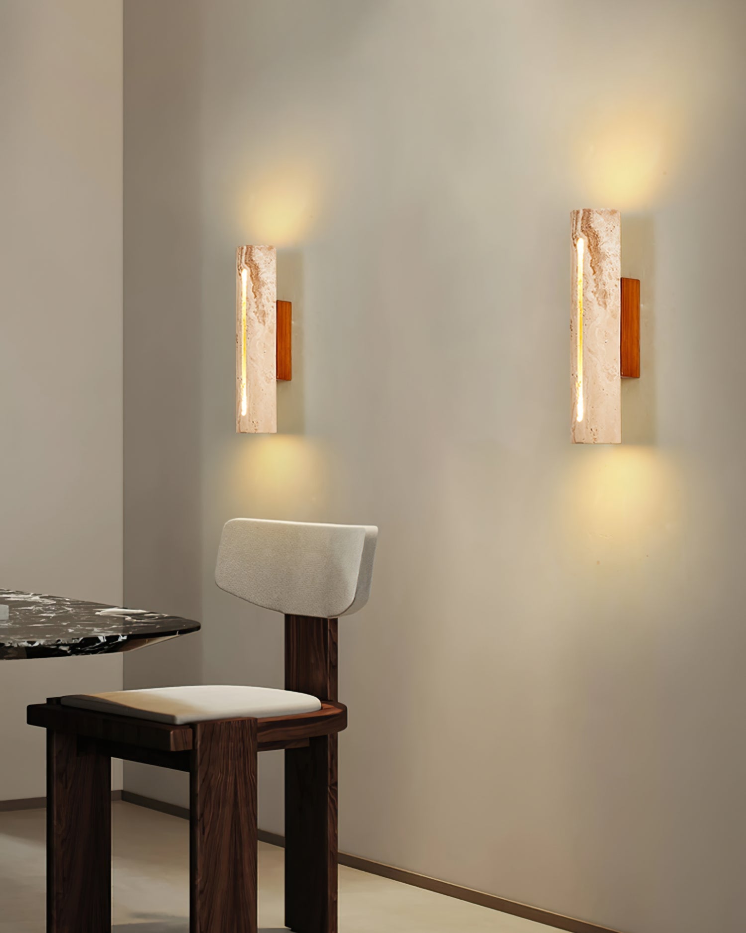 Nissa Travertine Wall Light - Neutralighting
