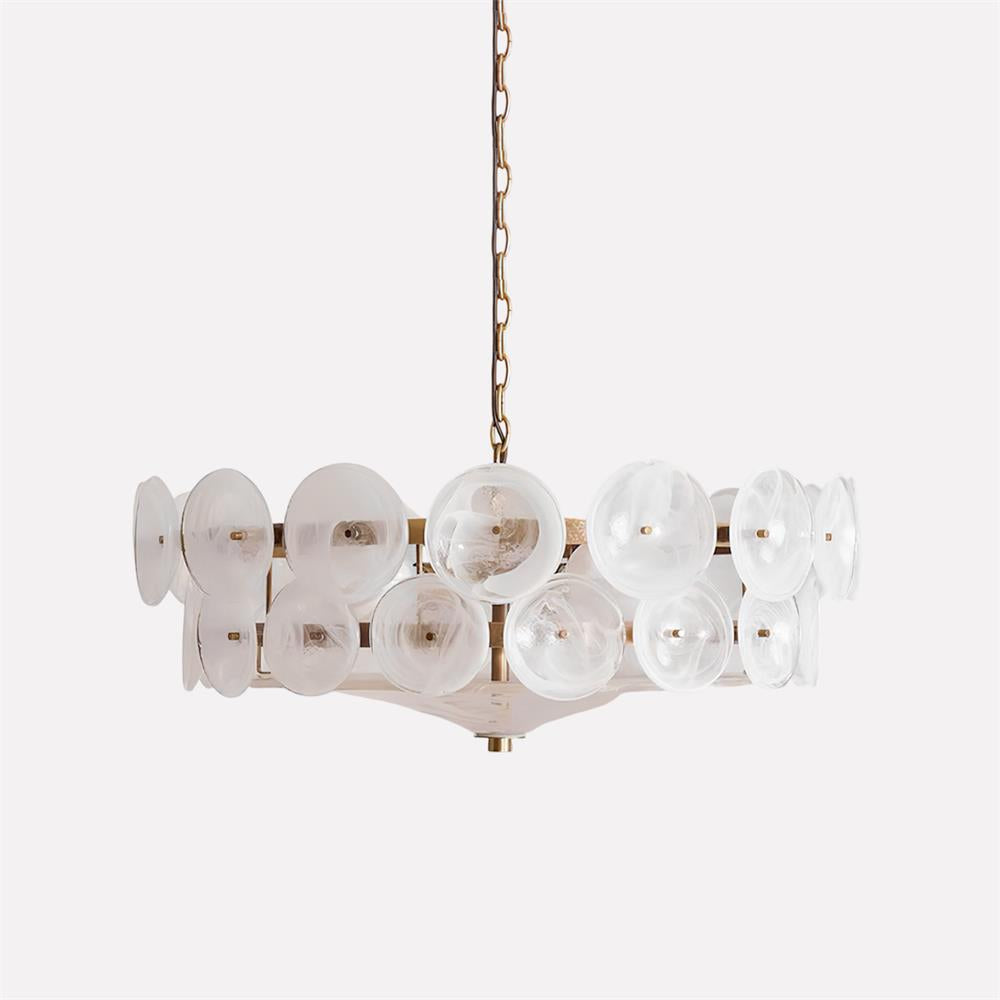 Ventilo Amber Glass Chandelier - Neutralighting