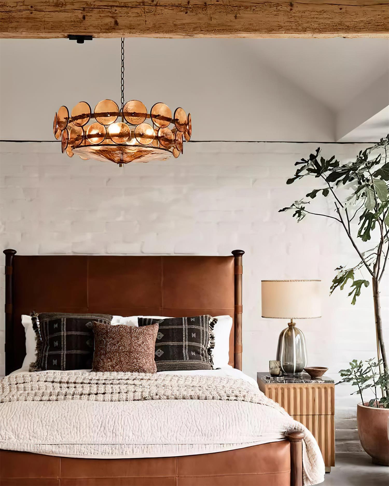 Ventilo Amber Glass Chandelier - Neutralighting