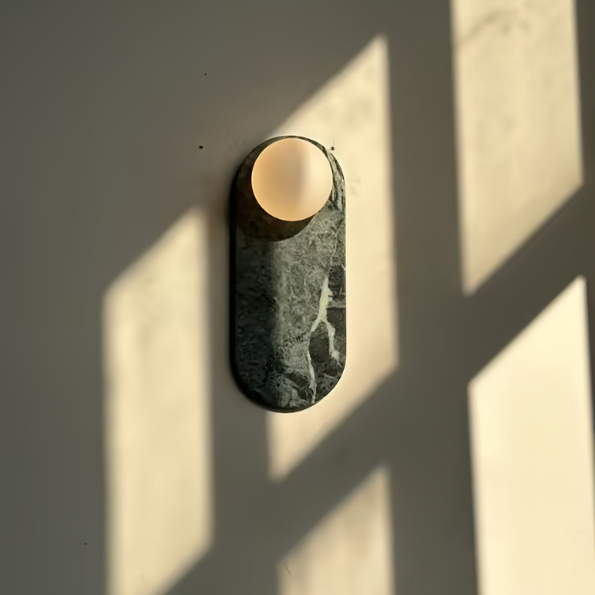 Sylv Oval Wall Lamp Marble - Neutralighting