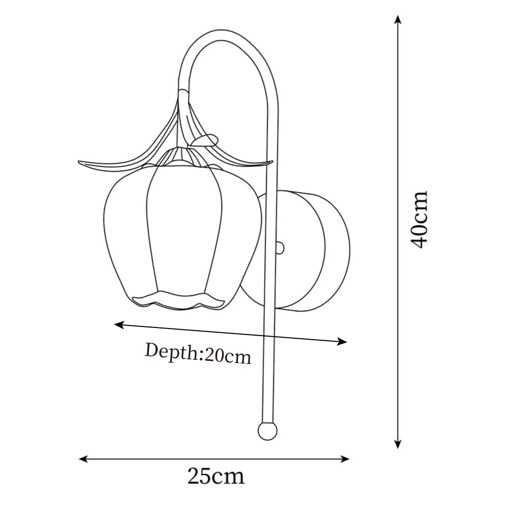 Luna Lily Flower Wall Lamp - Neutralighting