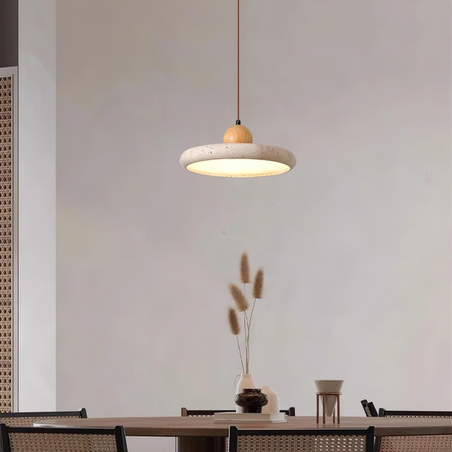 Lydia Travertine. Pendant Light - Neutralighting