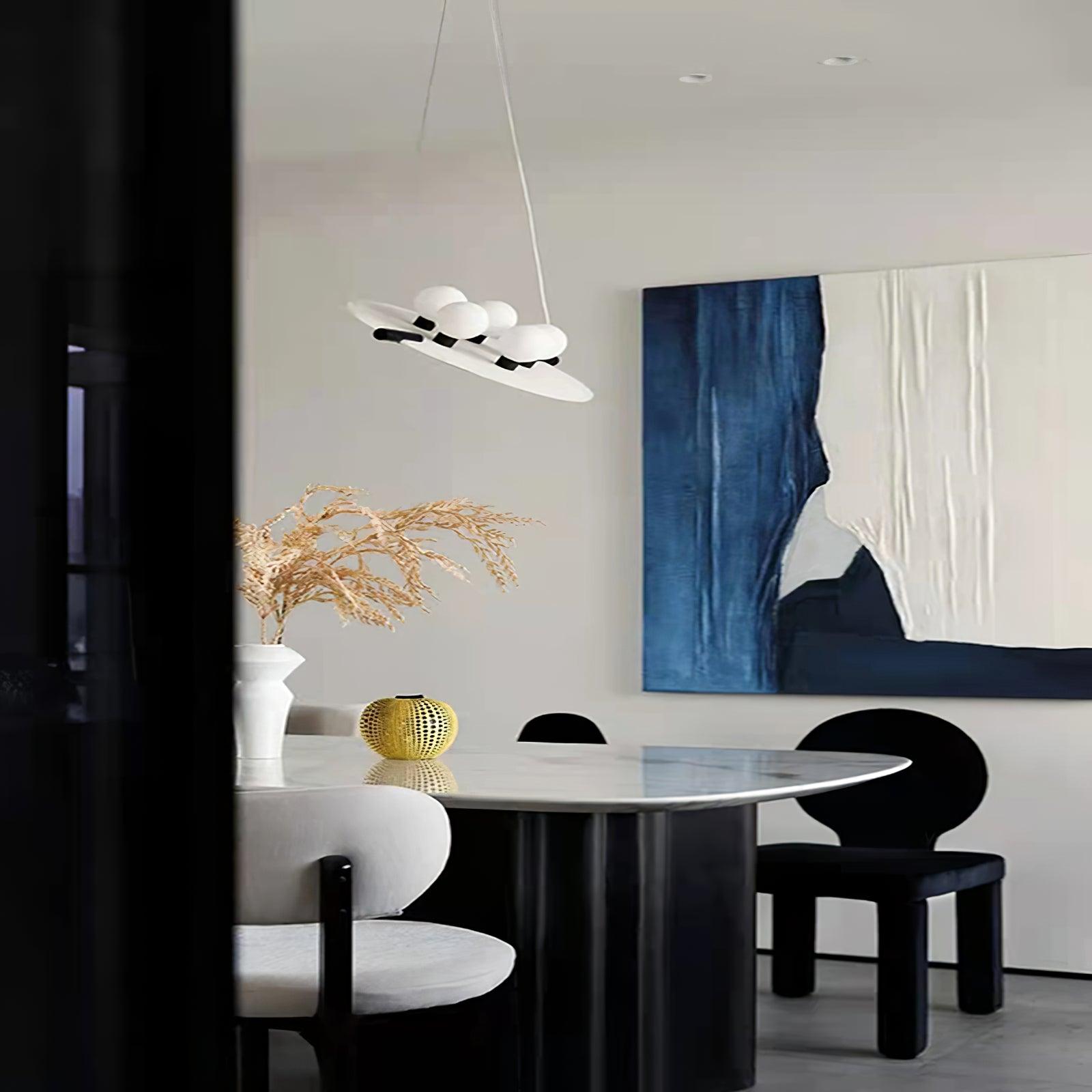 Imirila Disc Shaped Glass Pendant Light - Neutralighting