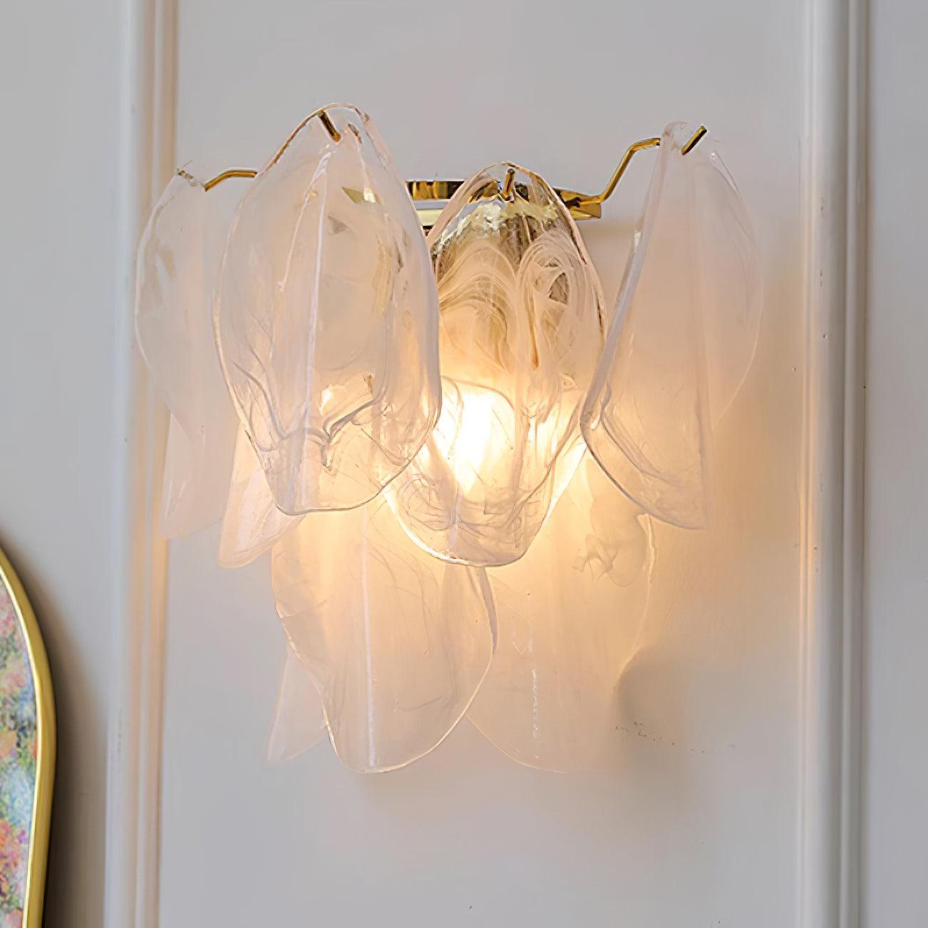 Evelo Petal Glass Wall Lamp - Neutralighting