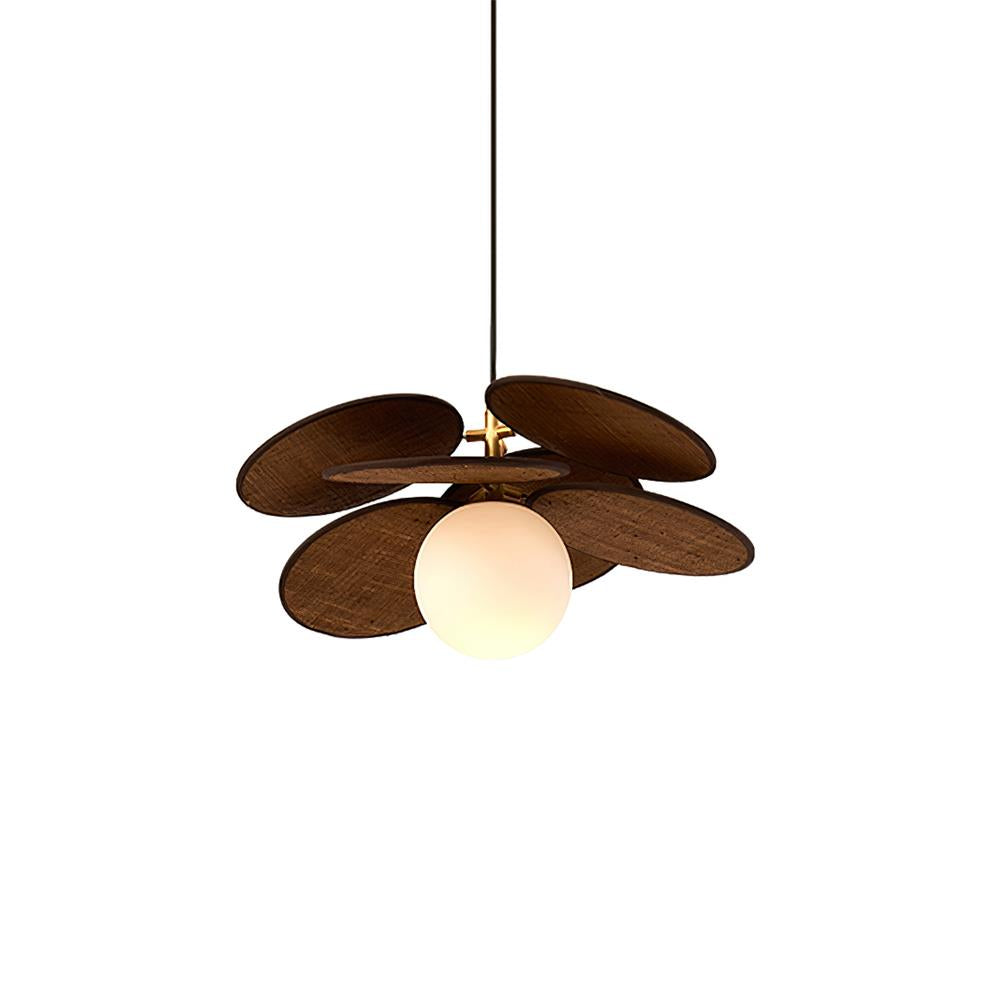 Florin Wooden Petal Pendant Light - Neutralighting