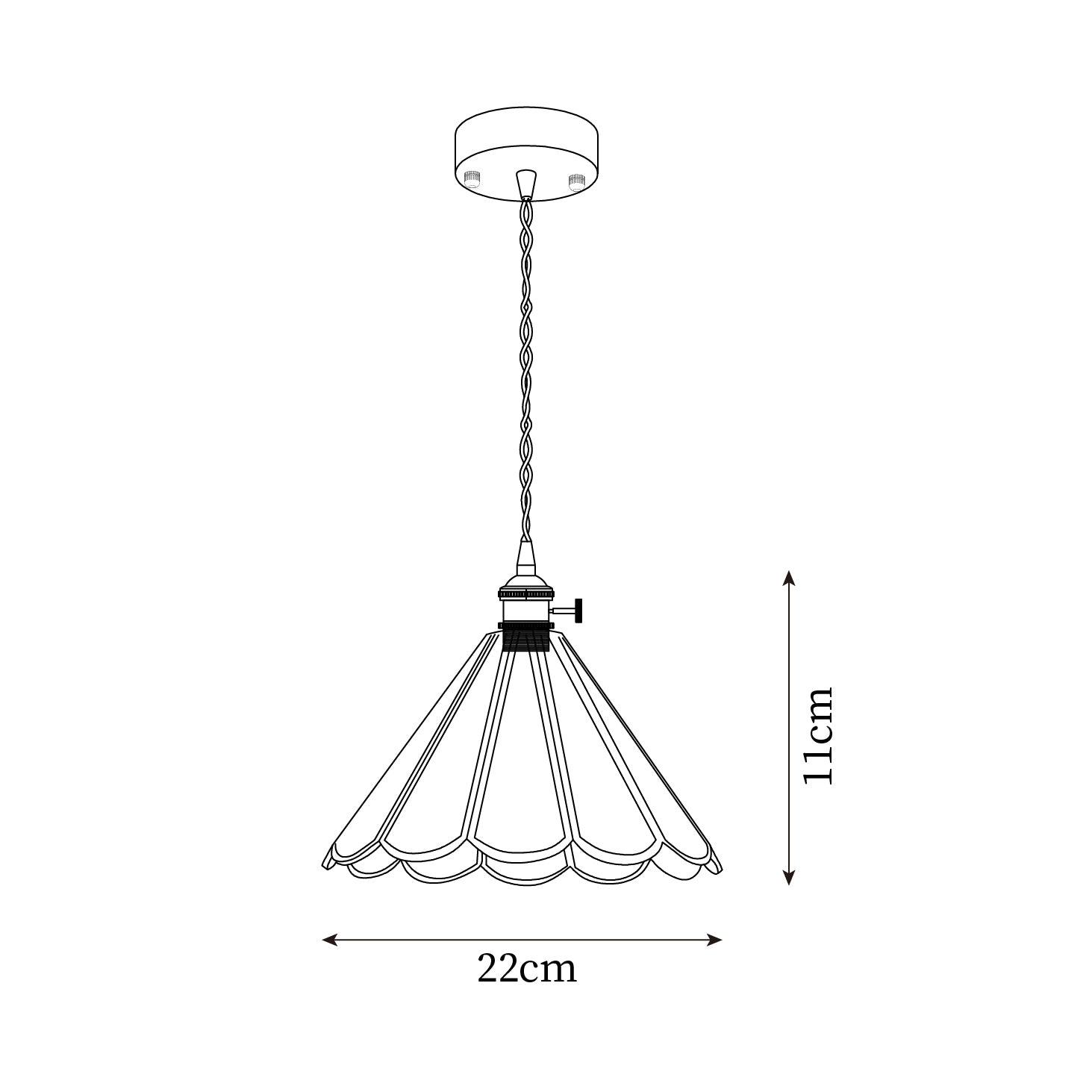Lione Pink Stained Glass Pendant Light - Neutralighting