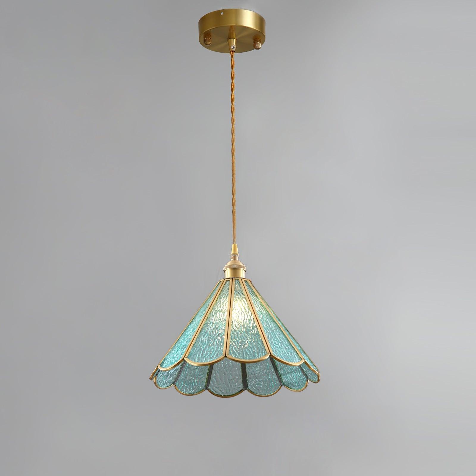 Lione Pink Stained Glass Pendant Light - Neutralighting