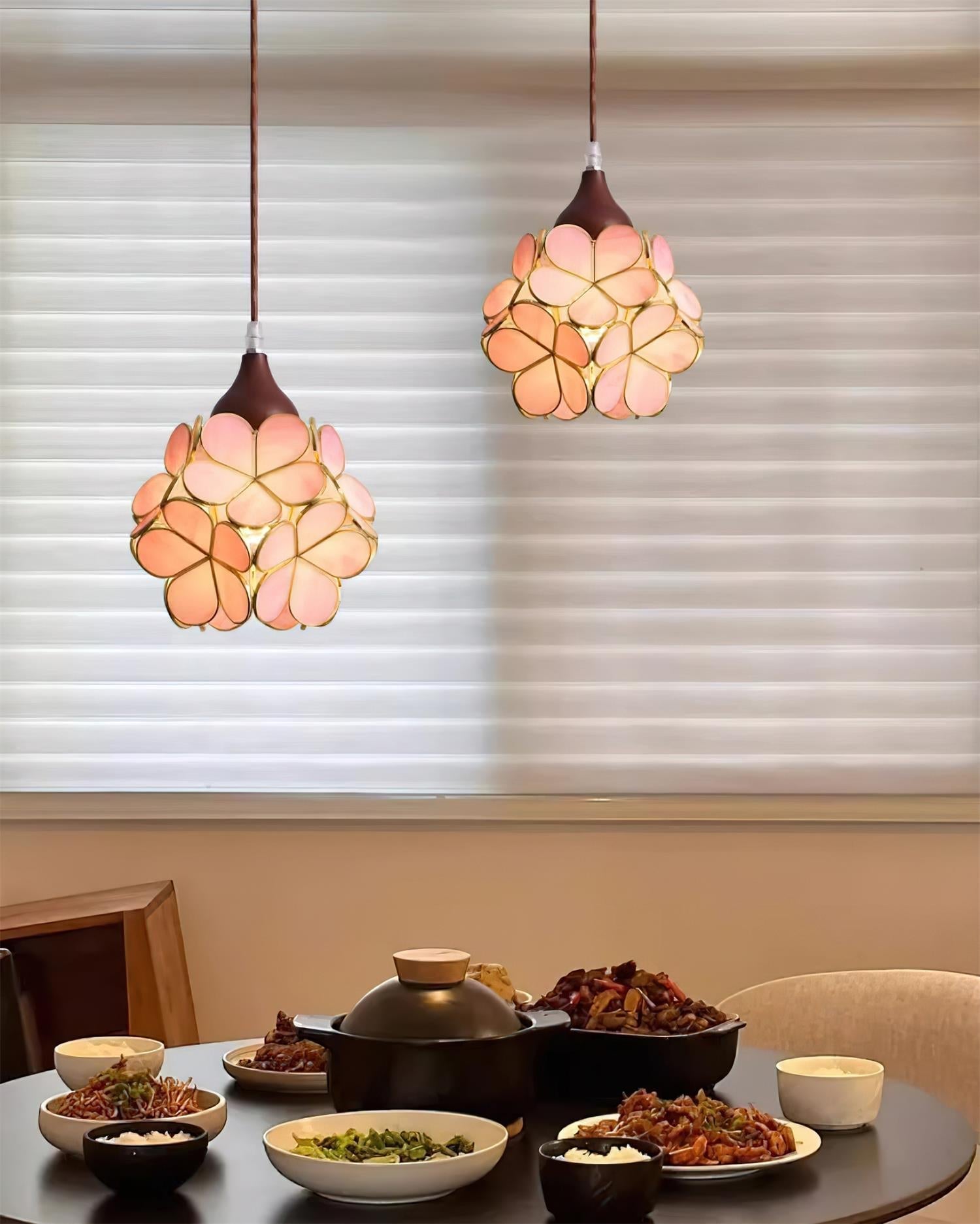Velina Pink Petal Pendant Light - Neutralighting