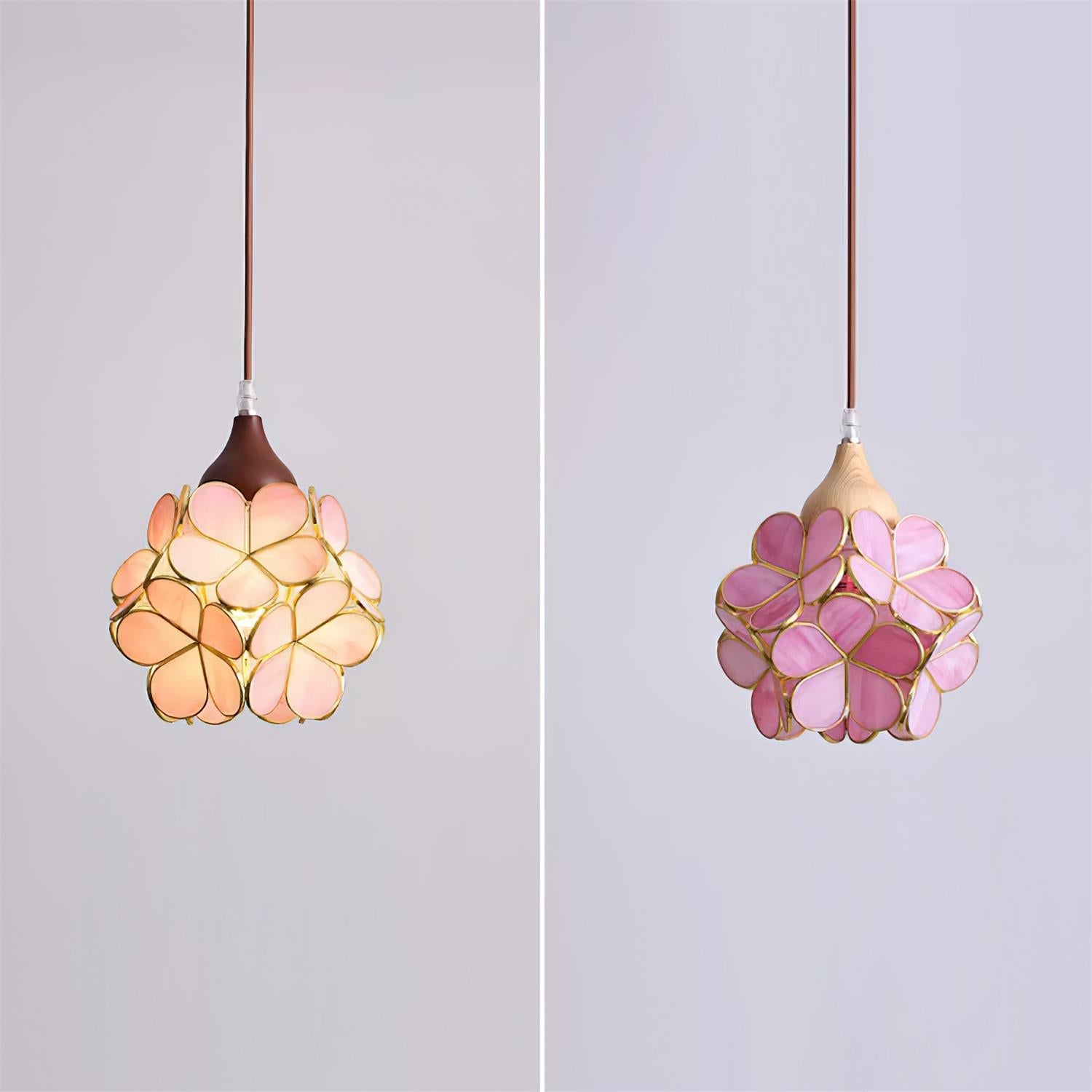 Velina Pink Petal Pendant Light - Neutralighting