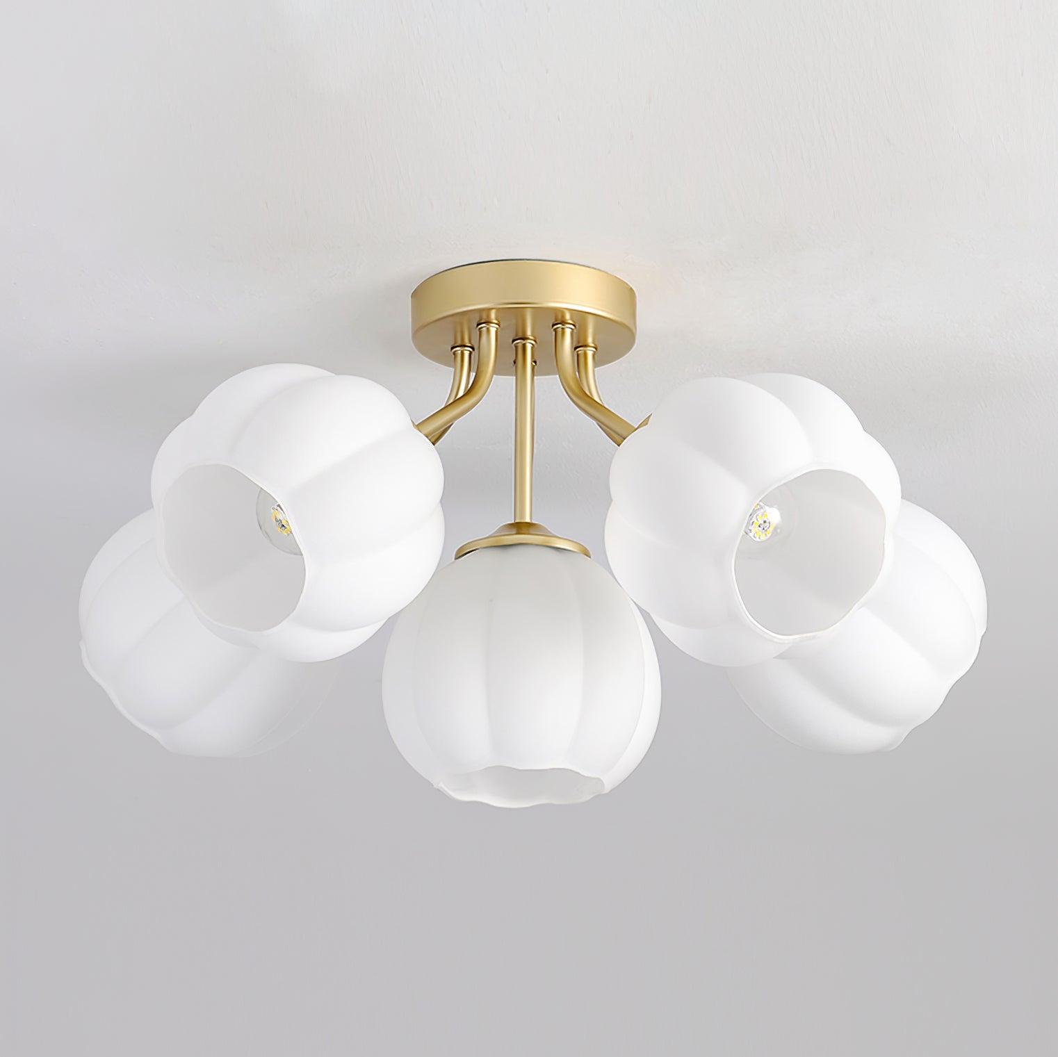 Ceiling Light Petal Globe Cluster Soft Glow Romantic Floral - Neutralighting