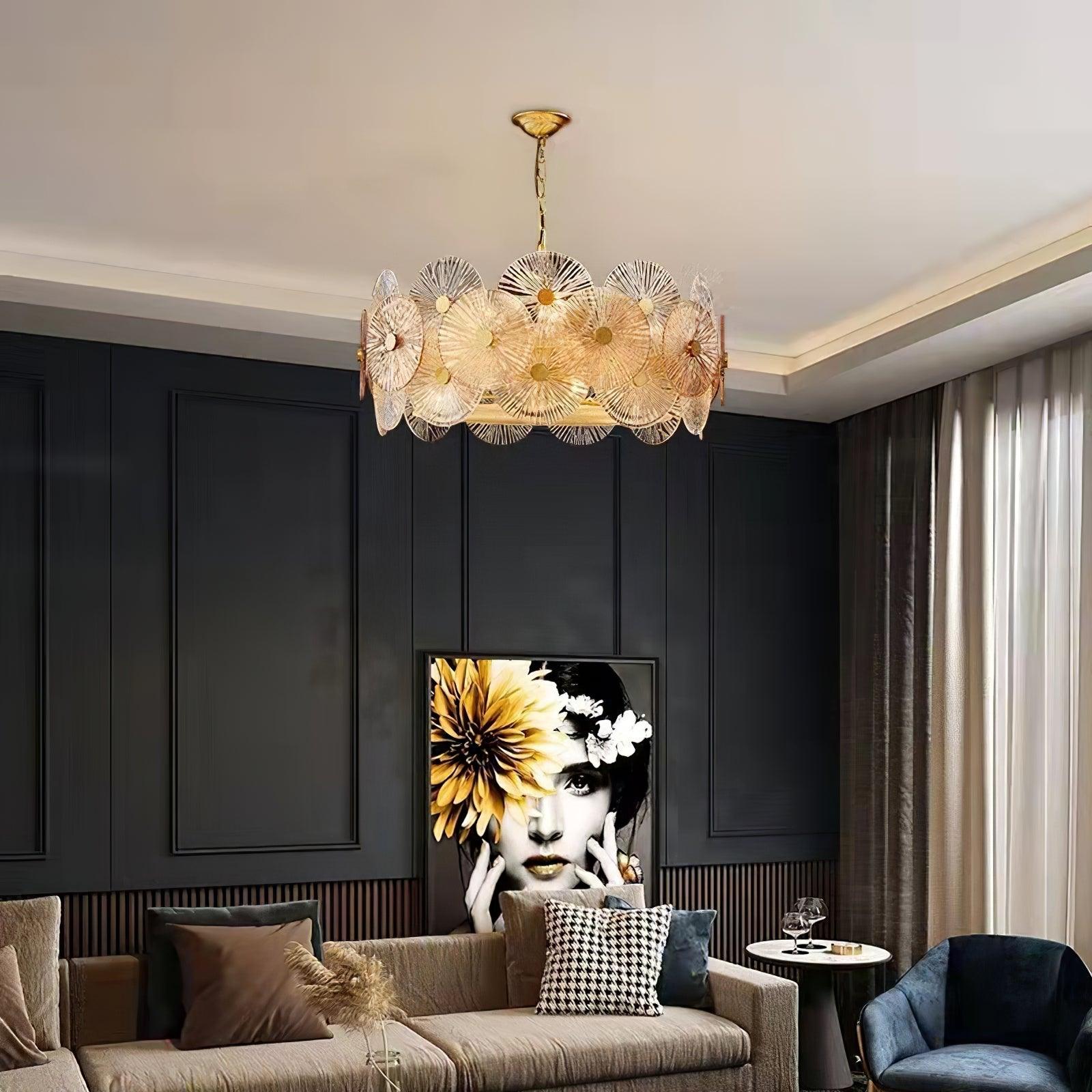 Aurelia Glass Chandelier - Neutralighting