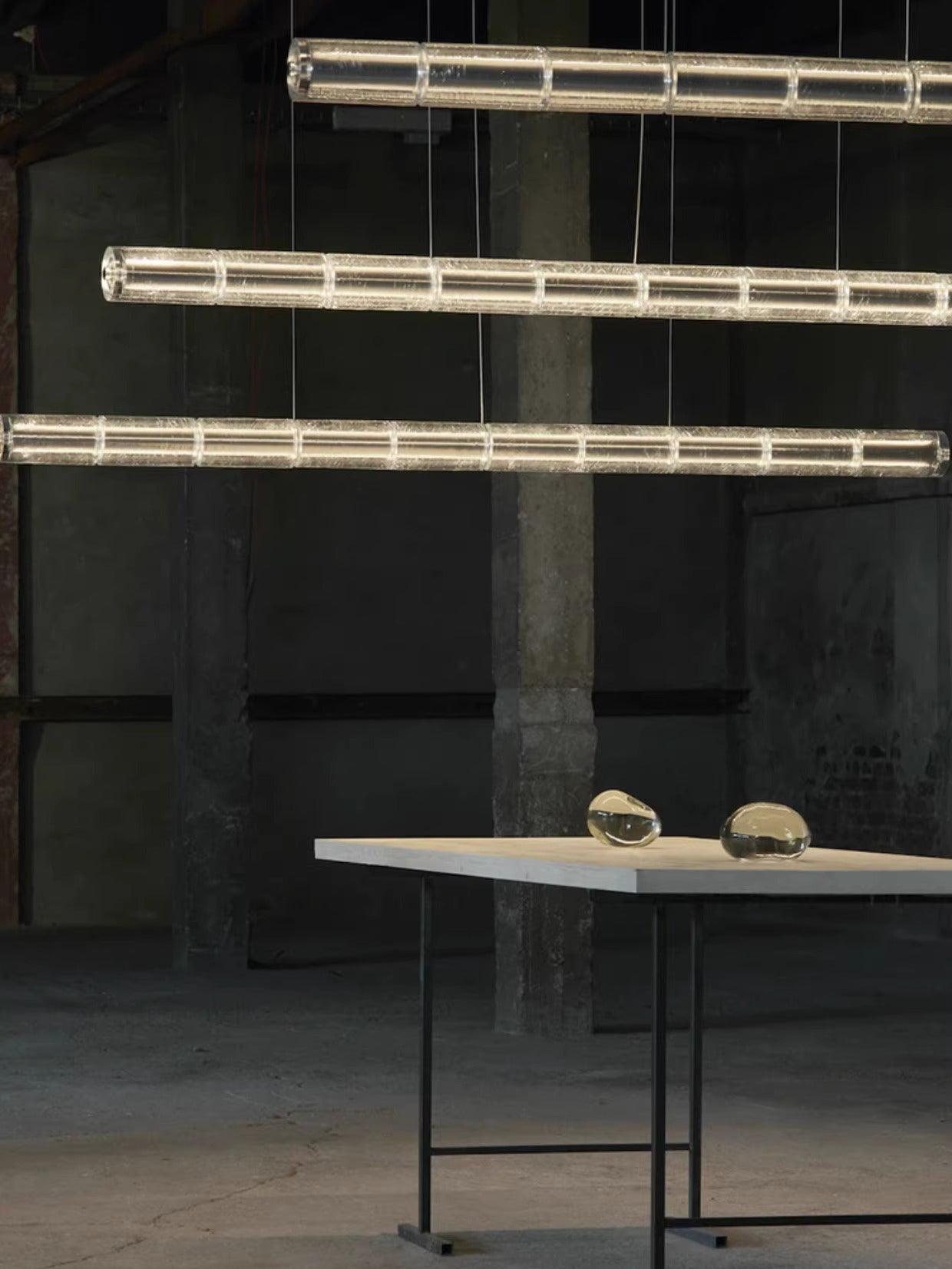 Lyliris Glass Linear Pendant Light - Neutralighting