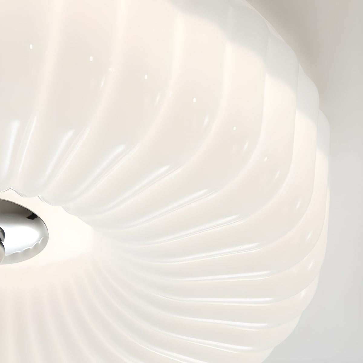 Arisha Modern LED Glass Flush Mount Ceiling Light Bedroom