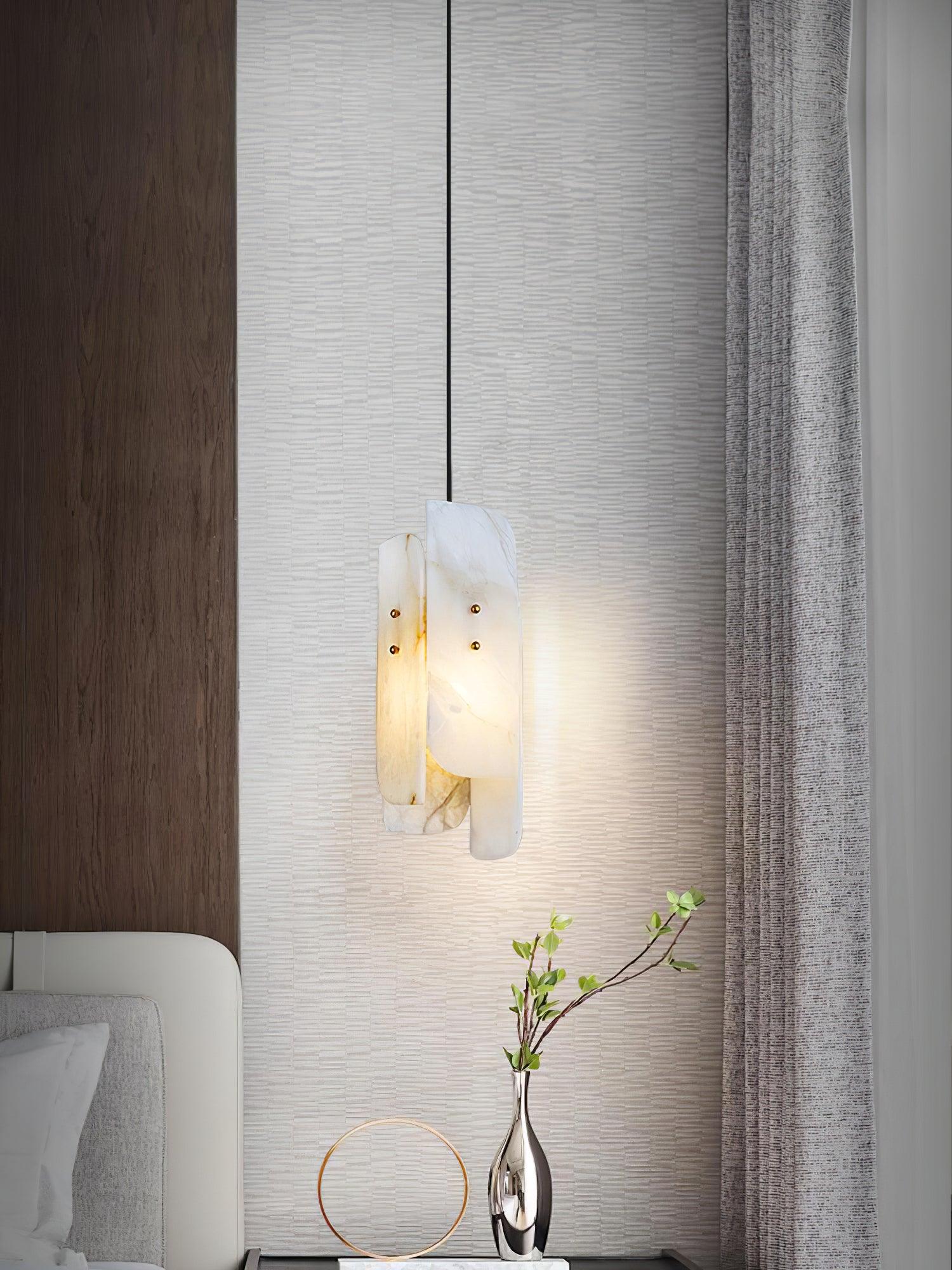 Vicarus Layered Alabaster Pendant Light - Neutralighting