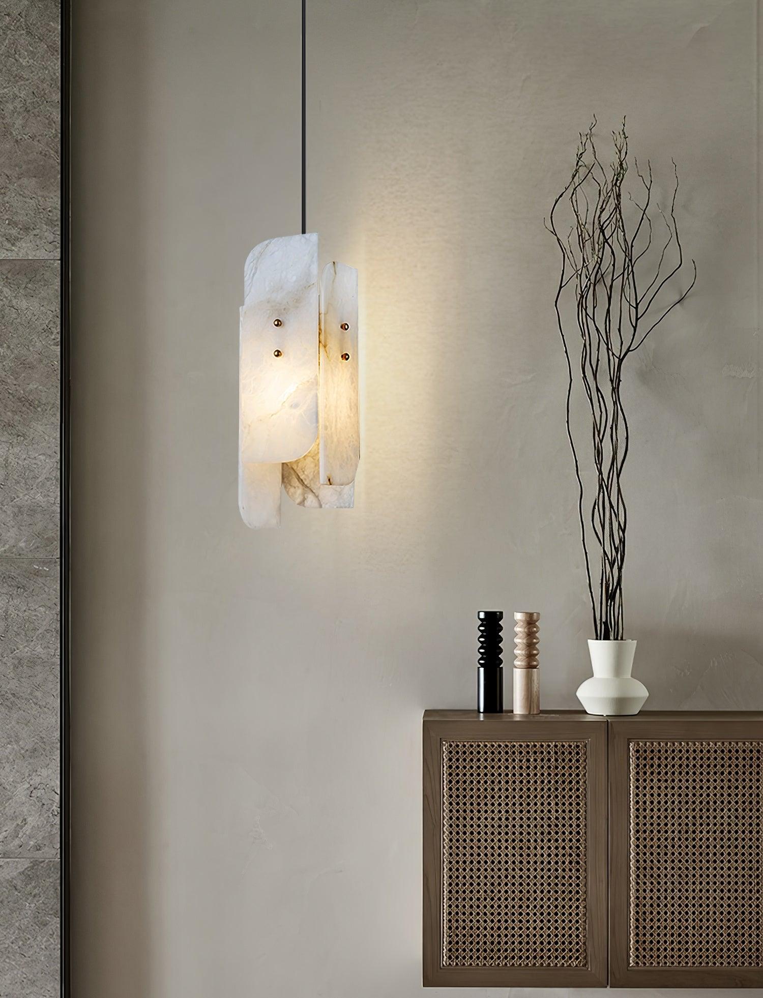 Vicarus Layered Alabaster Pendant Light - Neutralighting