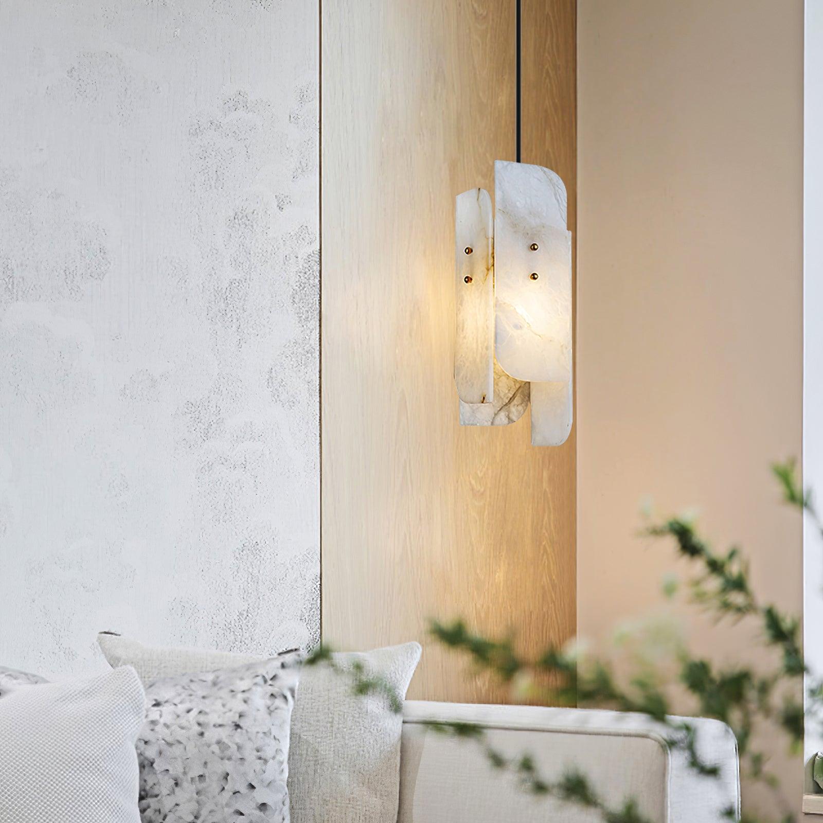 Vicarus Layered Alabaster Pendant Light - Neutralighting