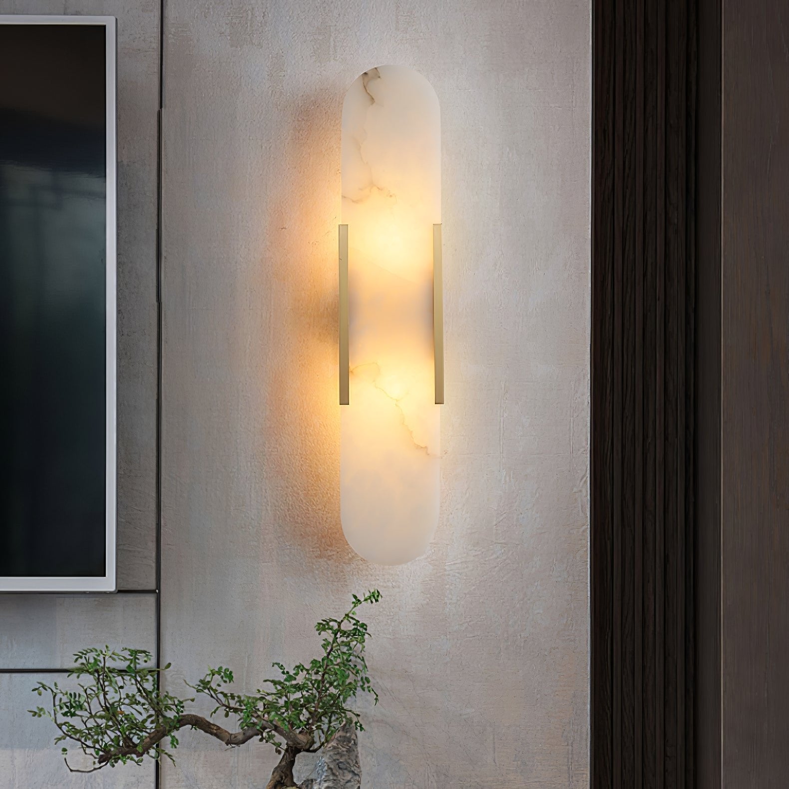 Veo Luxury Alabaster Wall Lamp
