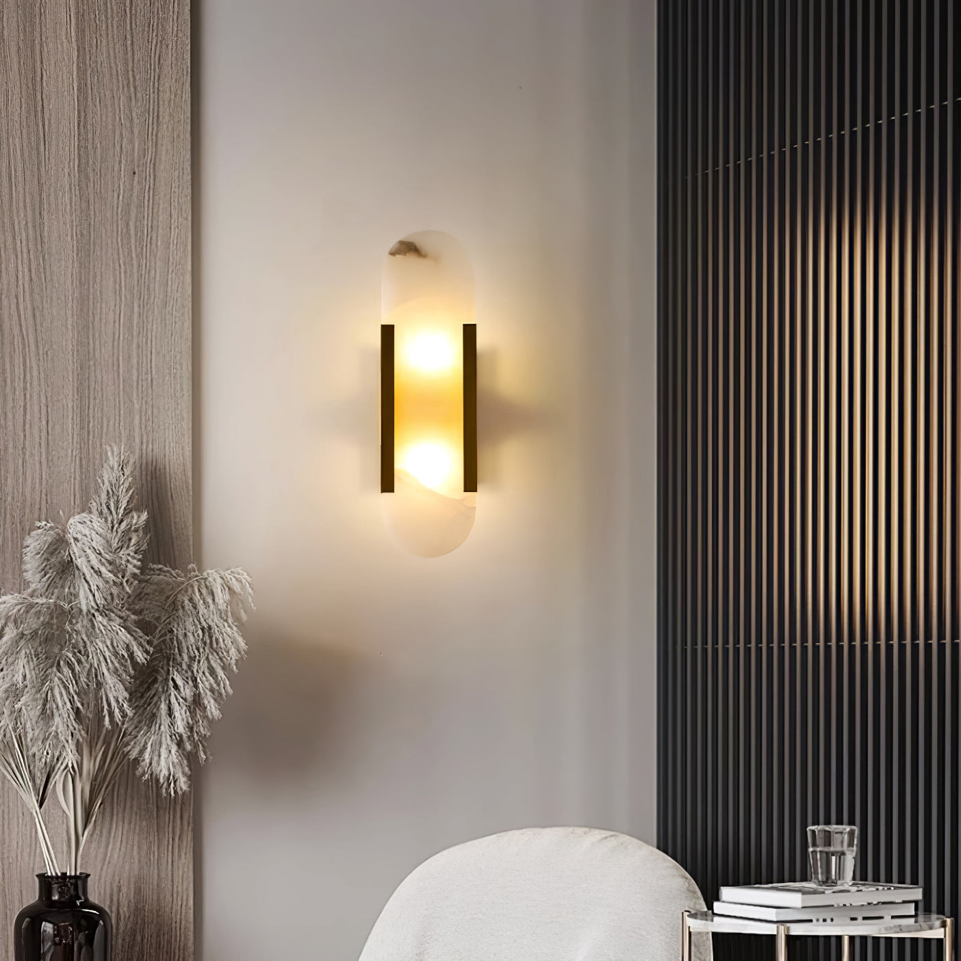 Veo Luxury Alabaster Wall Lamp