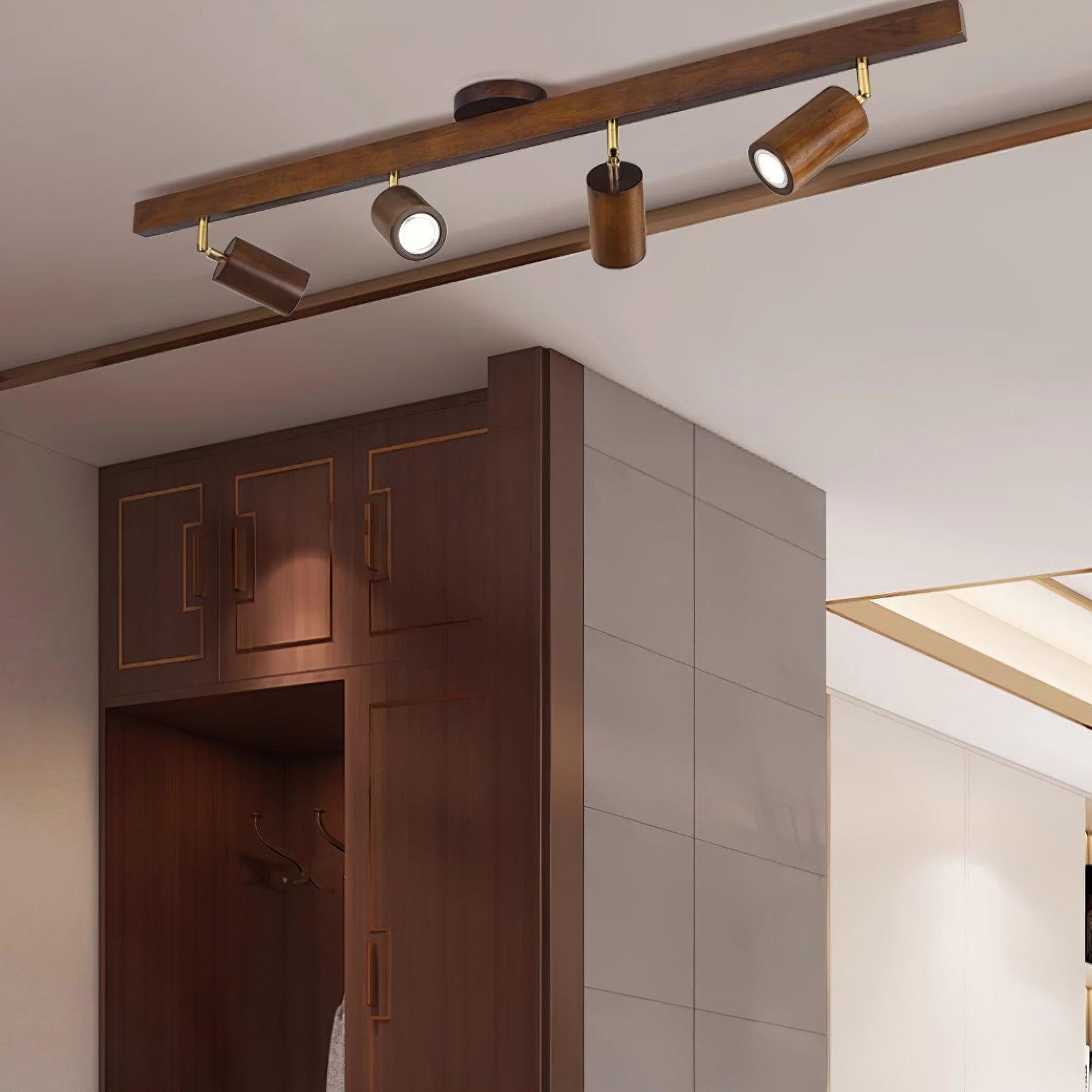 Veril Track Lighting Spotlight Wood - Neutralighting