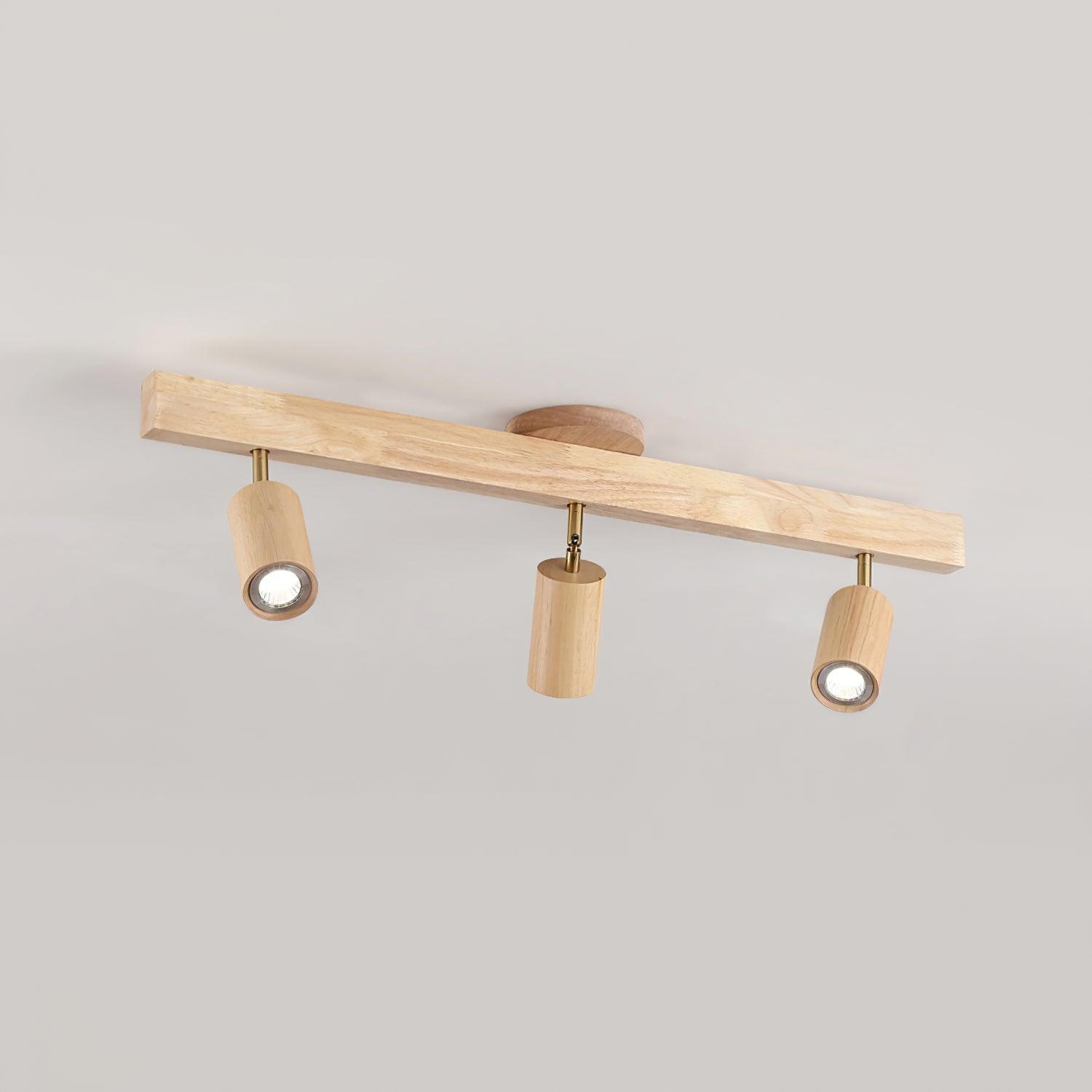 Veril Track Lighting Spotlight Wood - Neutralighting