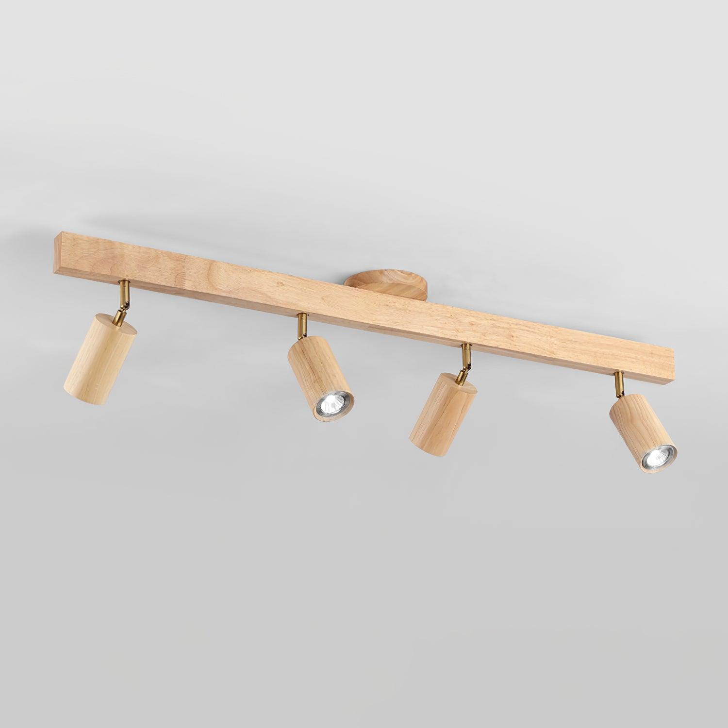 Veril Track Lighting Spotlight Wood - Neutralighting