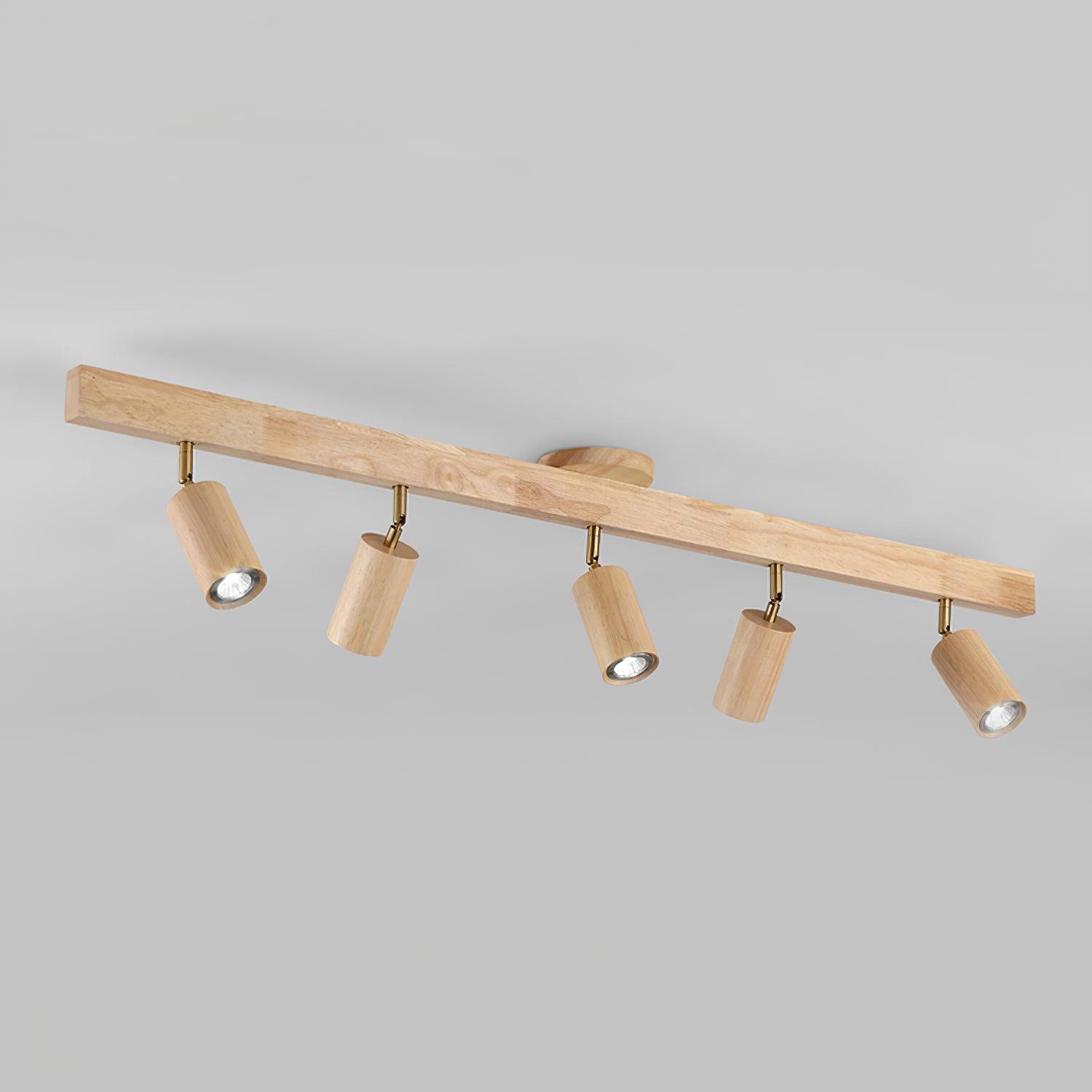 Veril Track Lighting Spotlight Wood - Neutralighting