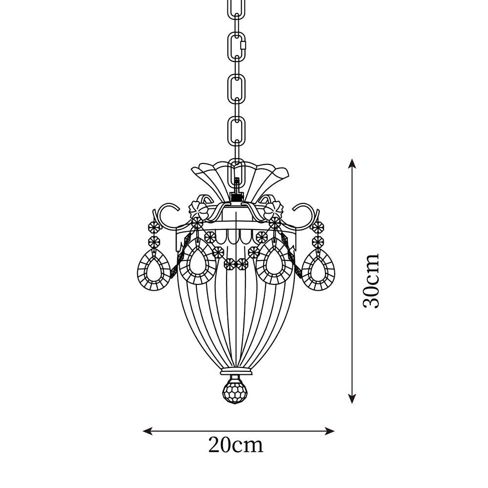 Pendant Lamp Vintage Glamour Crystal Drops - Neutralighting