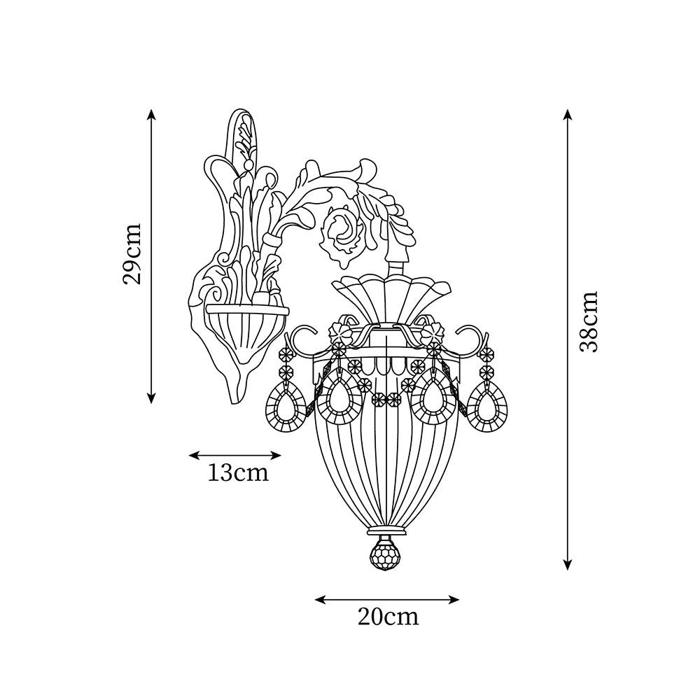 Elosia Gold Double Wall Lamp - Neutralighting