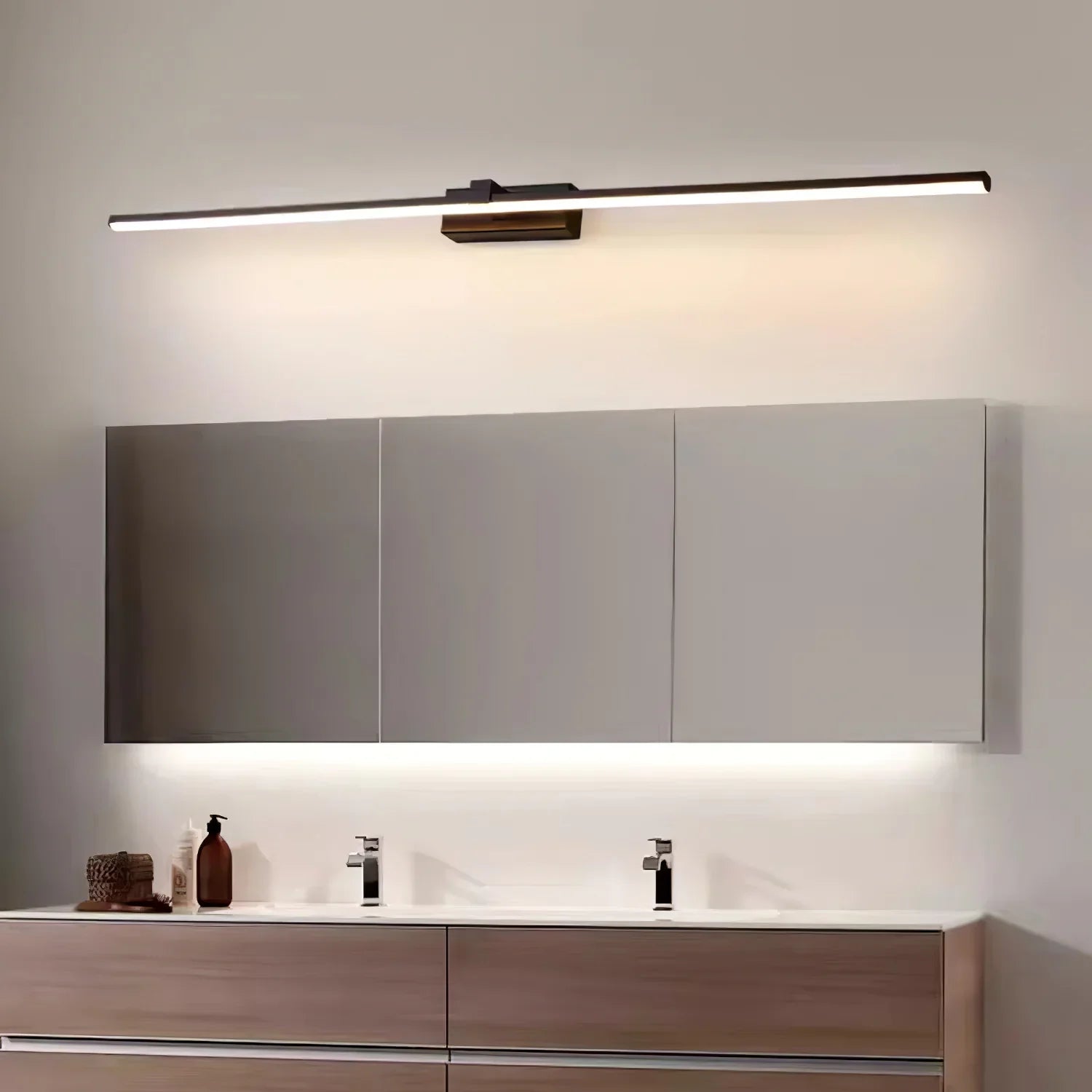 Hexa Linear Mirror Vanity Wall Lamp Bathroom Bedroom Modern - Neutralighting