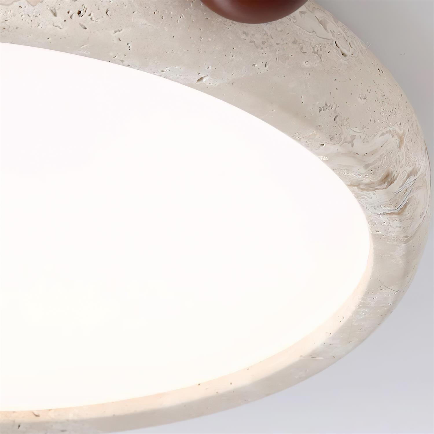 Ritta Cute Travertine Round Ceiling Light - Neutralighting