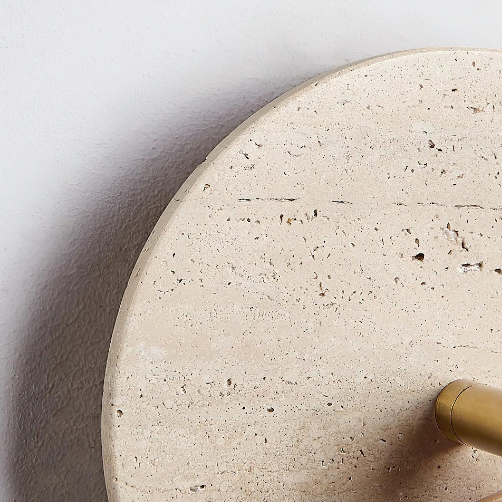Travertine & Wood Wall Lamp - Neutralighting