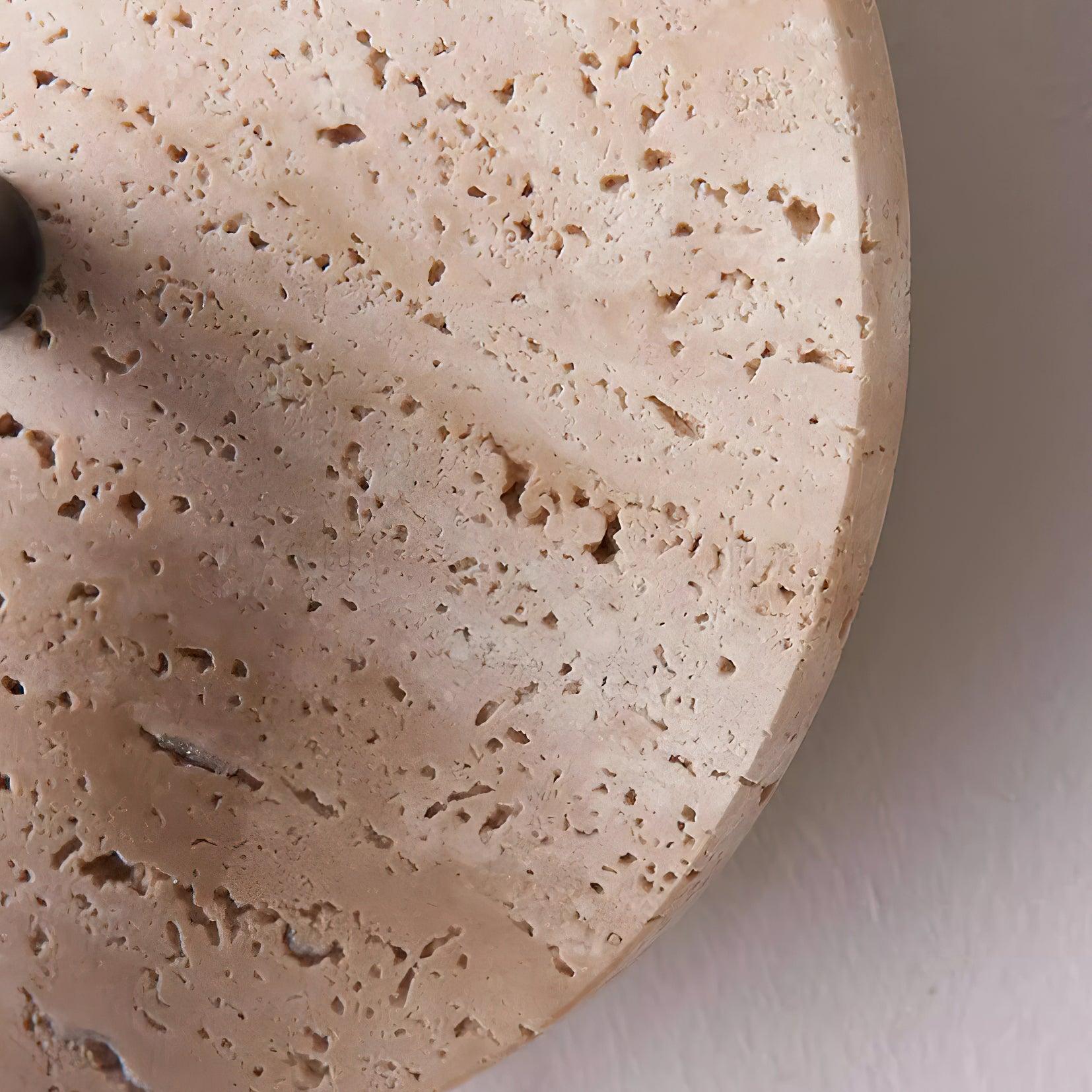 Travertine & Wood Wall Lamp - Neutralighting