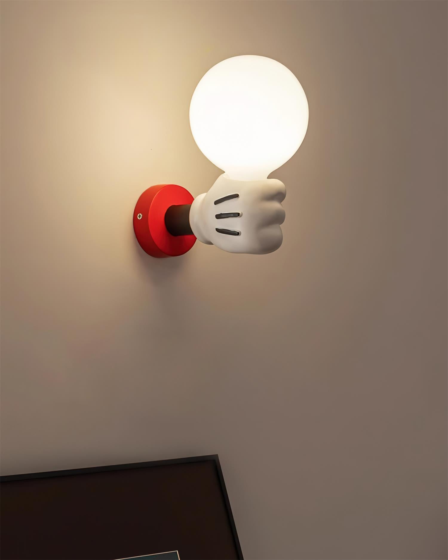 Wall Lamp Fabric Shade Modern Classic Gold Walnut Sconce Bedroom - Neutralighting