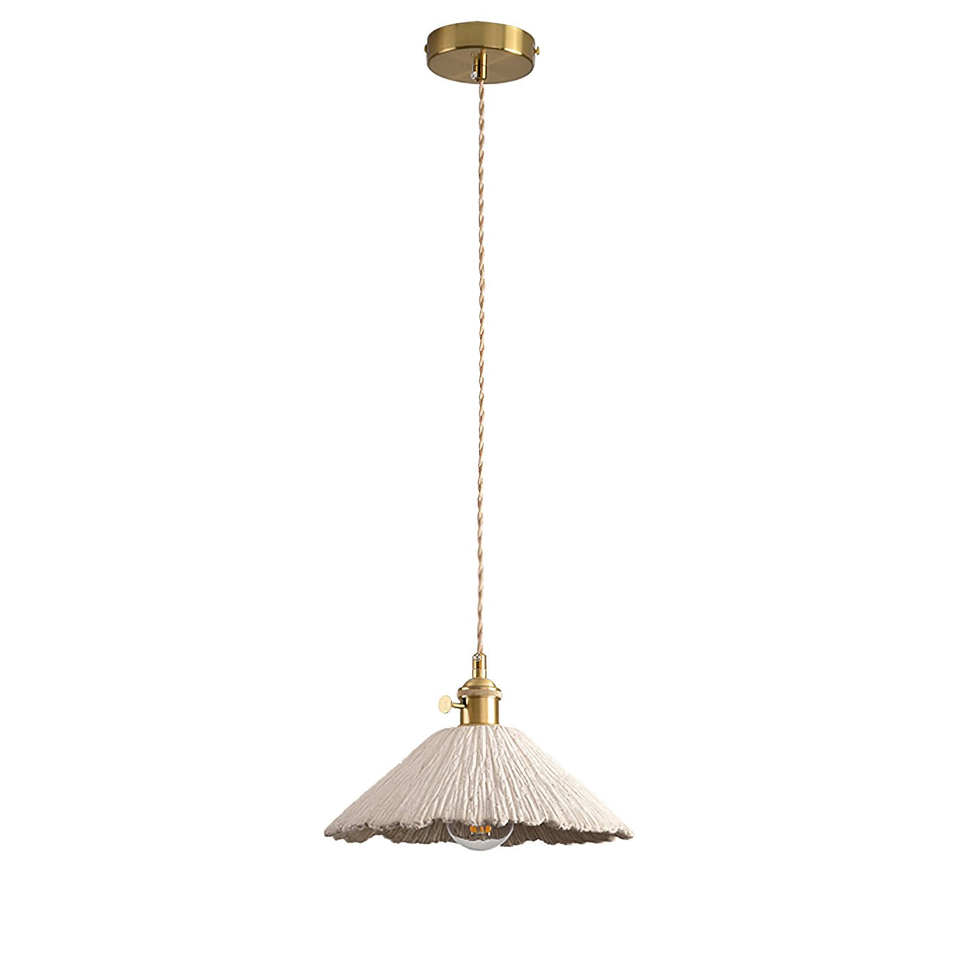 Kirae Textured Pendant Lights Cement - Neutralighting