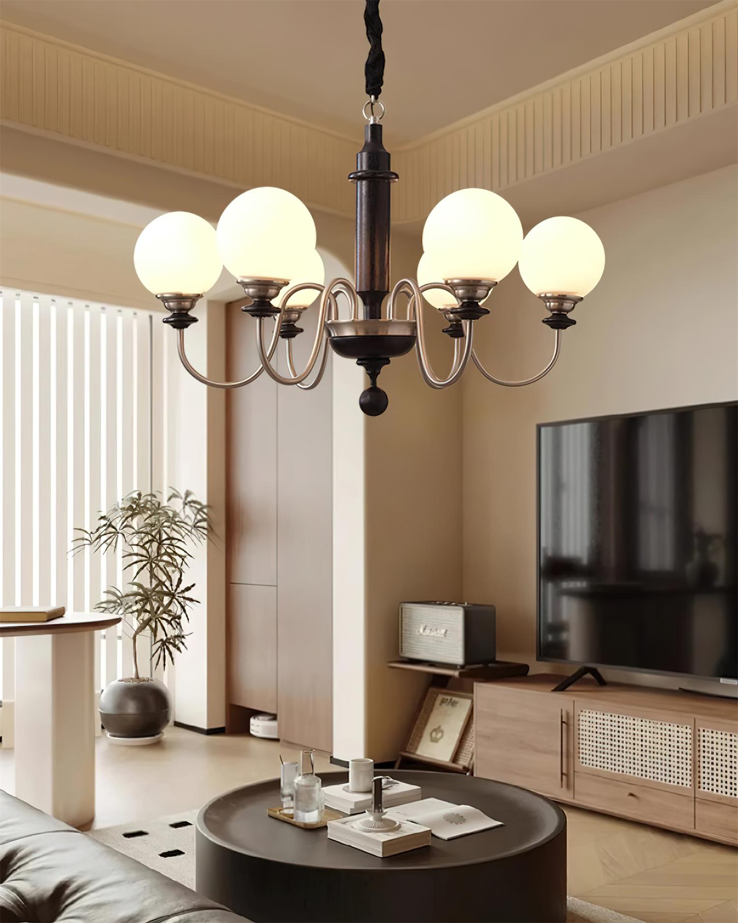 Lumivian 8-Light Globe Chandelier - Neutralighting